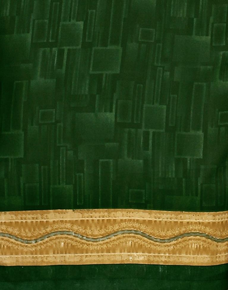 Ravishing Dark Green Printed Unstitched Salwar Suit | Sudathi