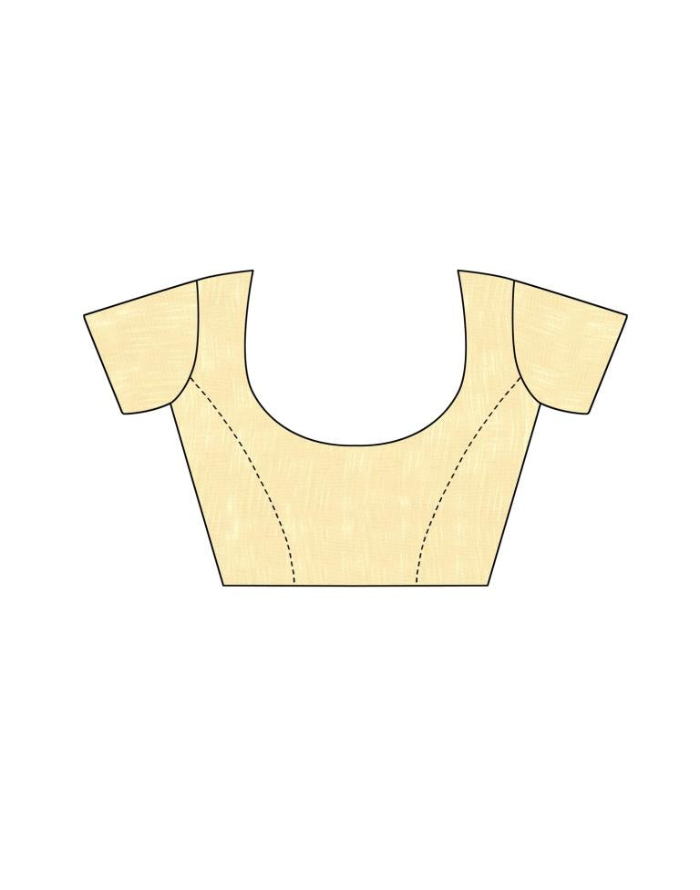 Navy Blue Banarasi Silk Saree