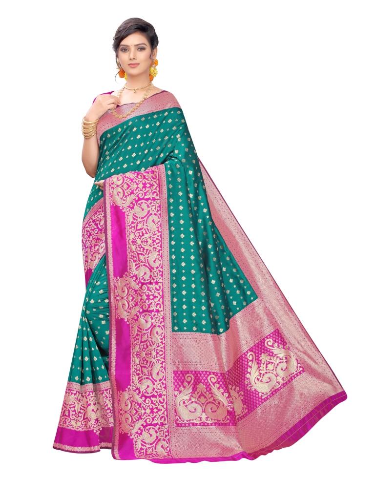 Green Silk Saree | Sudathi