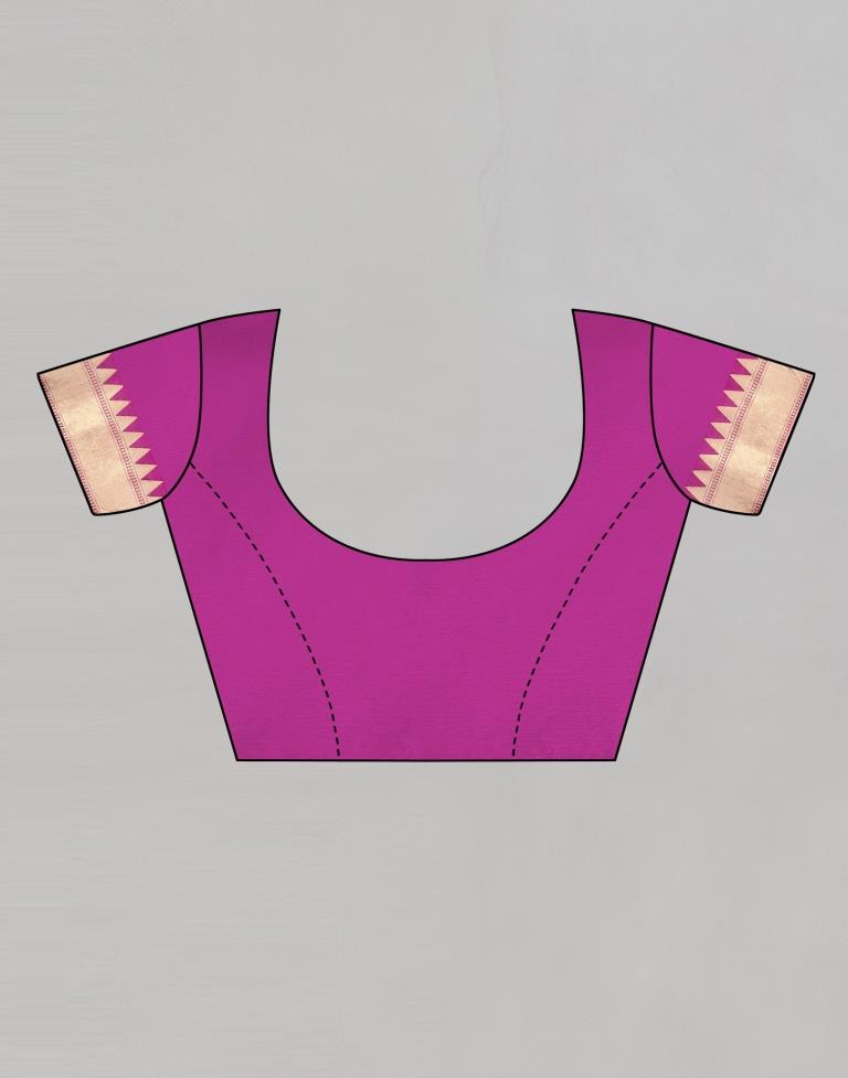 Amiable Purple Banarasi Saree | Sudathi