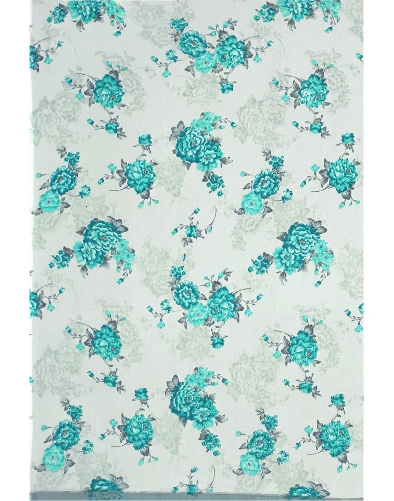 Grey Georgette Floral Printed Saree | Sudathi