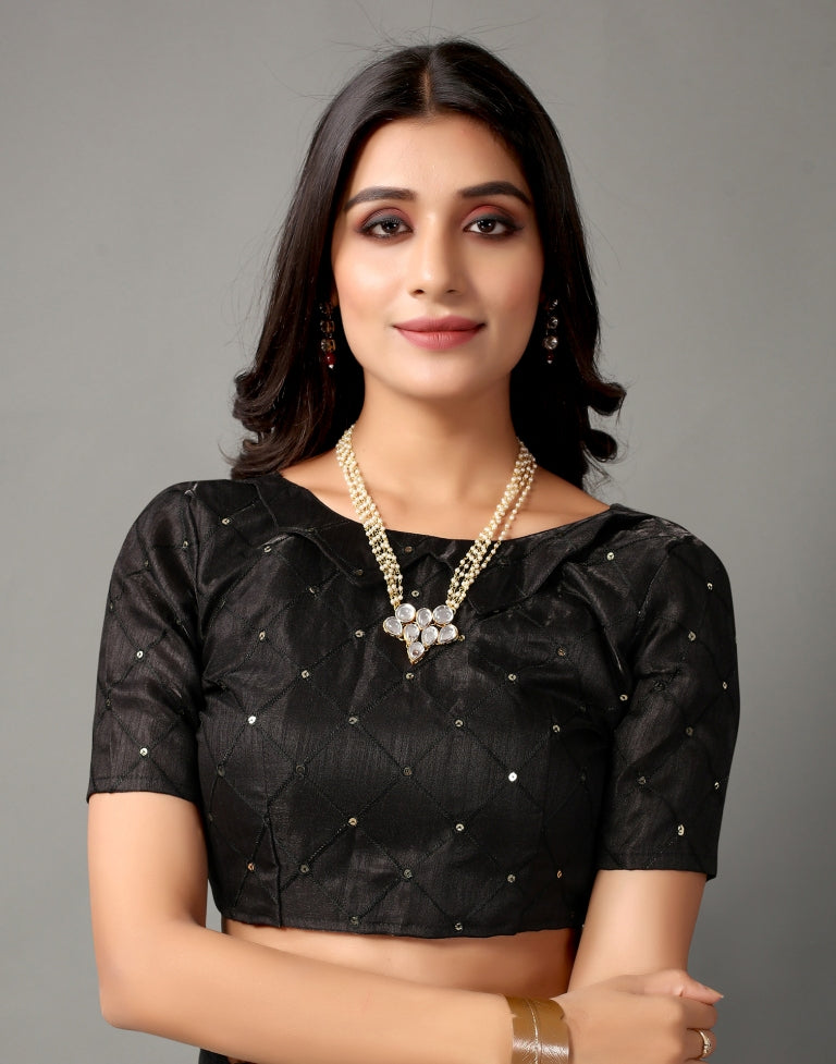 Acqua Blue Chiffon Saree | Sudathi