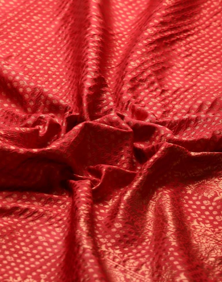 Red Weaving Silk Saree