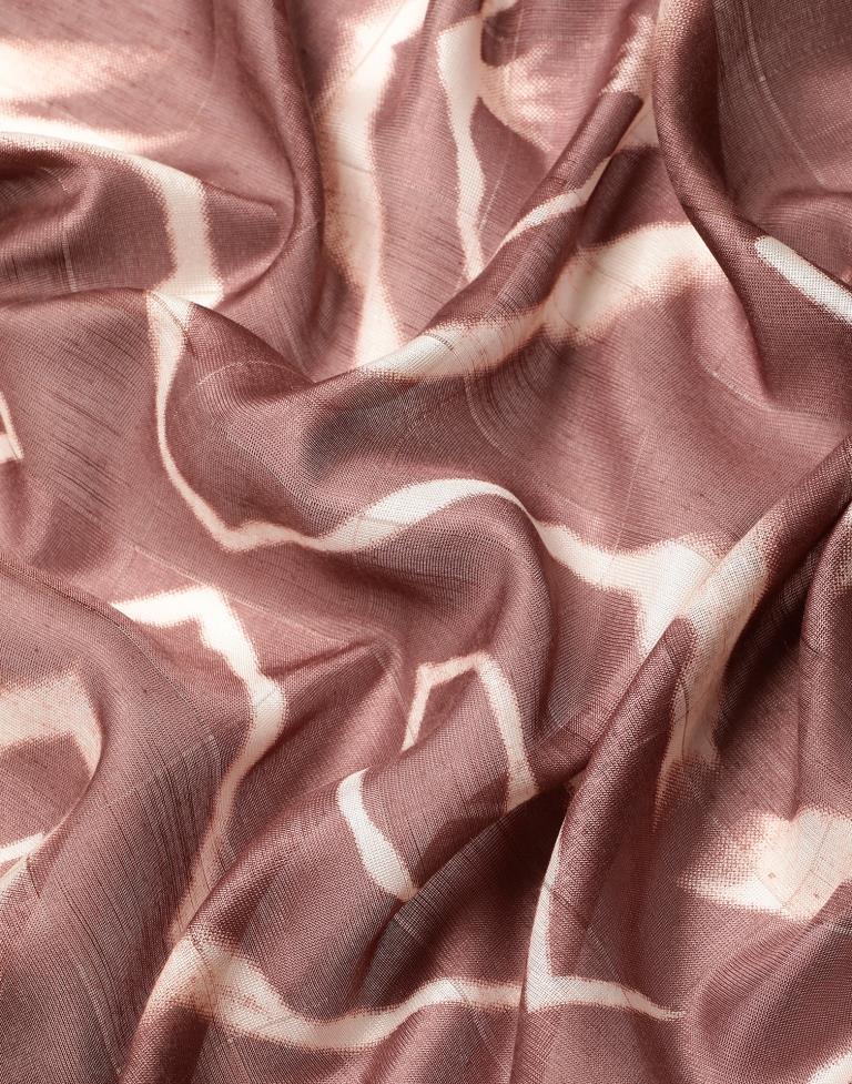 Light Brown Cotton Saree | Leemboodi