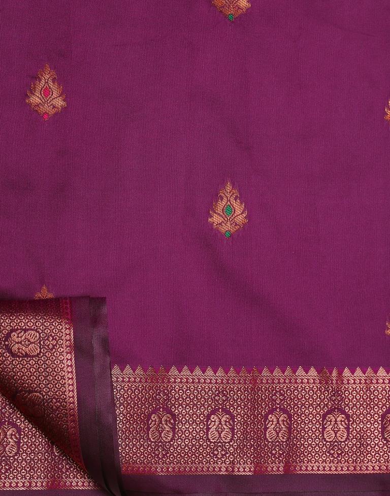 Purple Silk Saree | Leemboodi