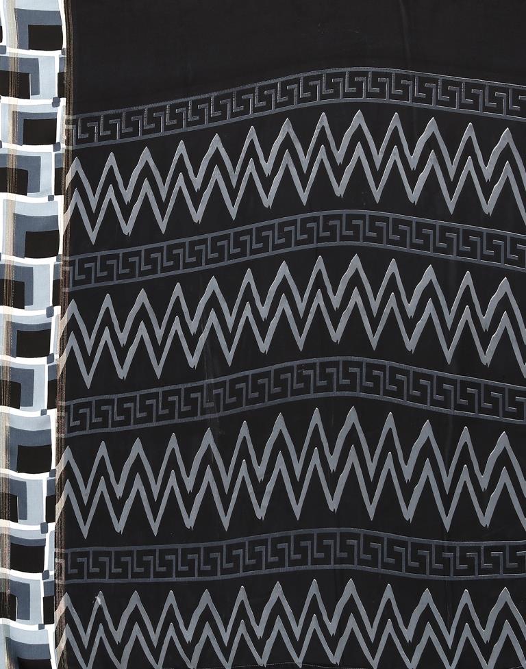 Black Georgette Saree | Sudathi