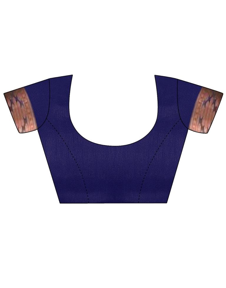 Dark Blue Silk Saree | Sudathi