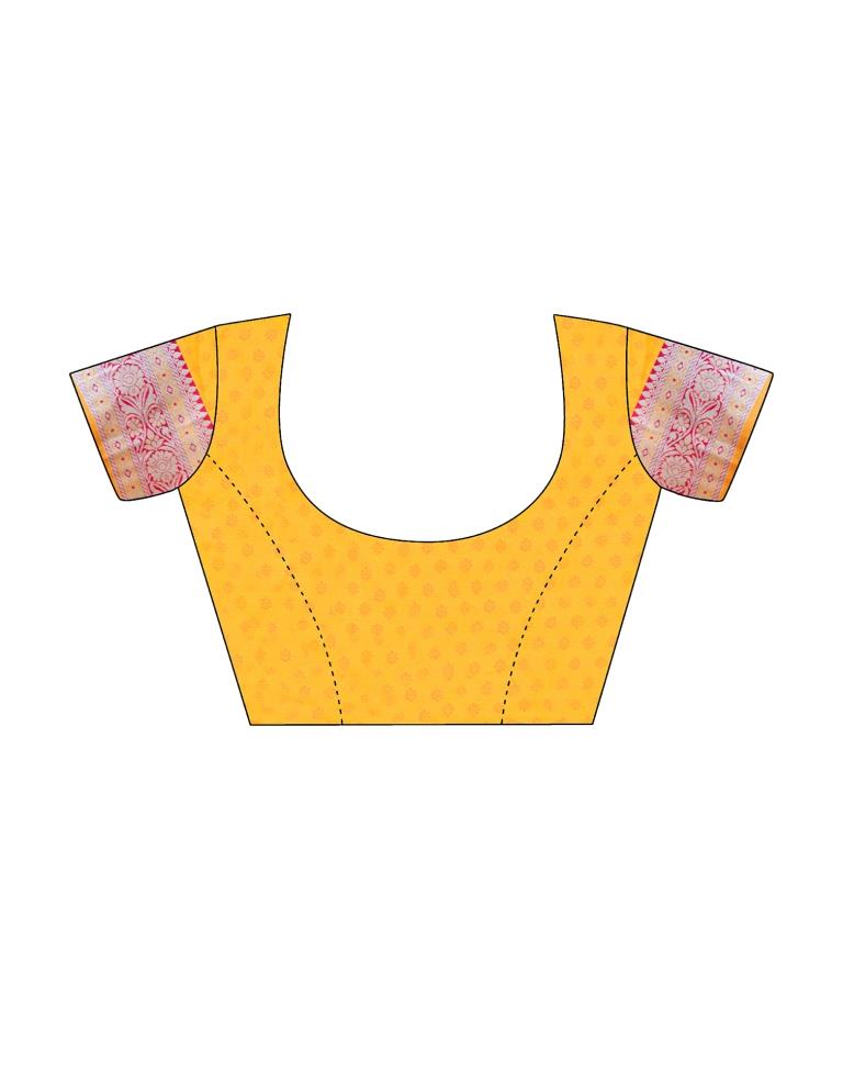 Yellow Silk Saree | Leemboodi