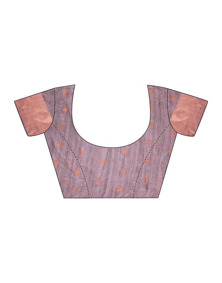 Grey Silk Saree | Leemboodi