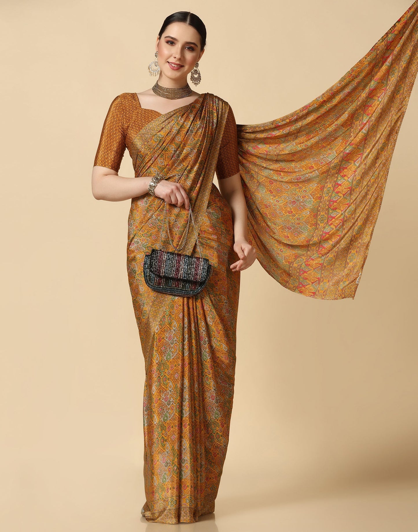 Yellow Silk Saree | Sudathi