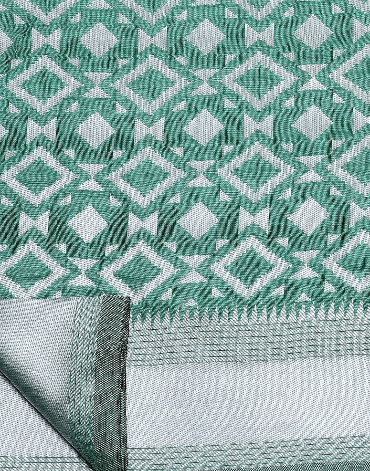 Light Green Banarasi Cotton Saree | Sudathi