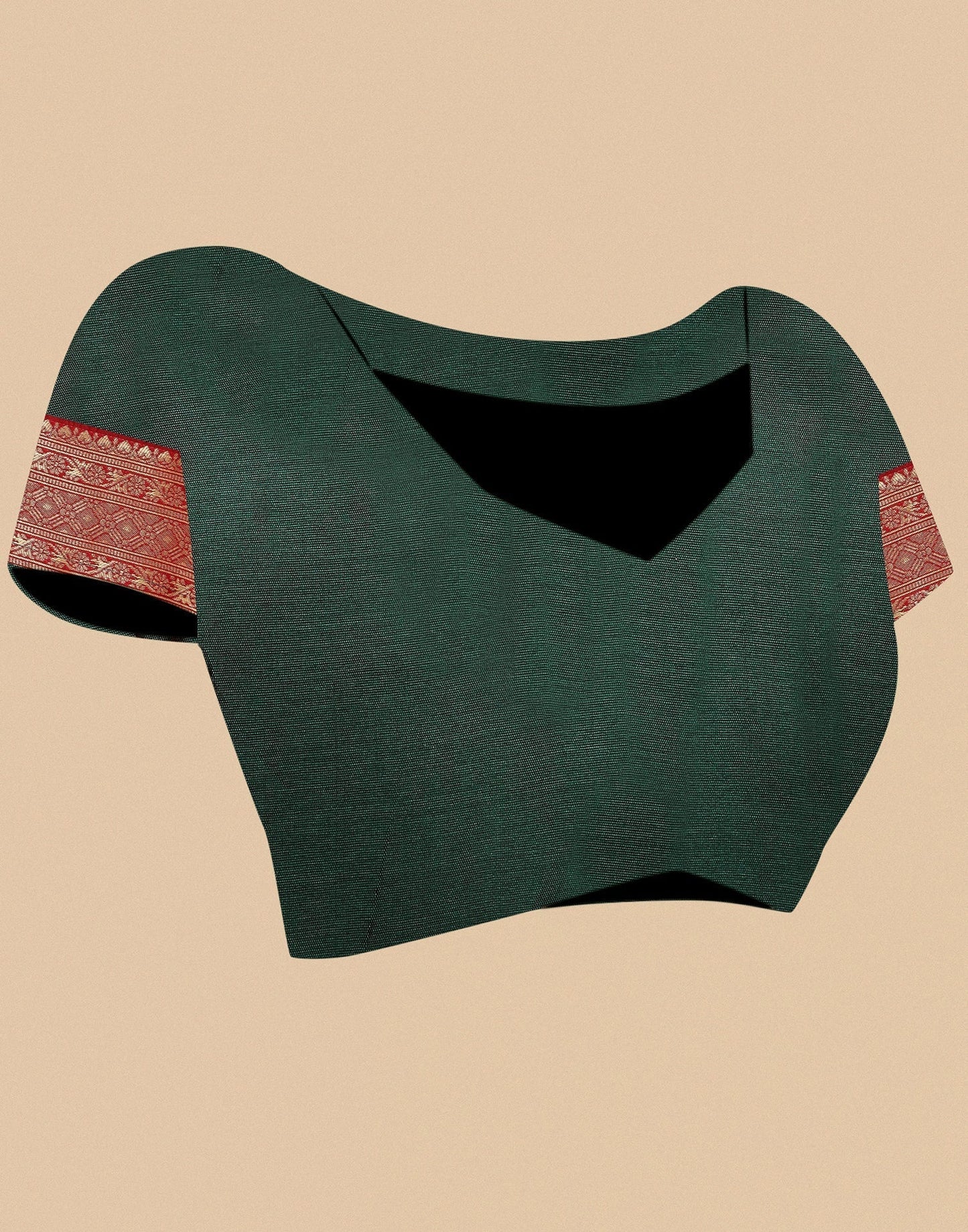 Maroon Silk Jacquard Saree | Leemboodi