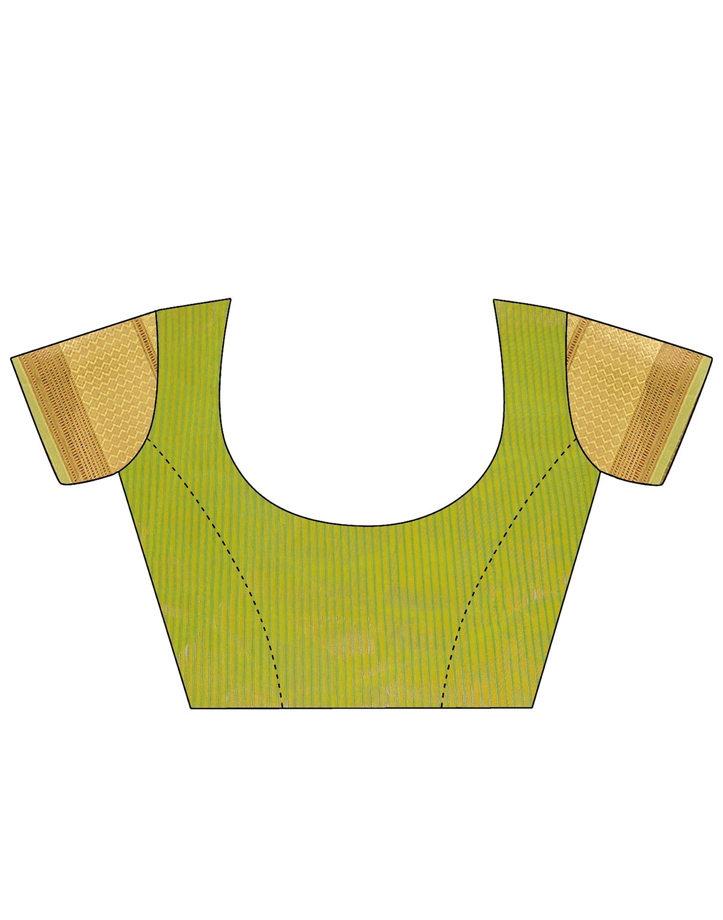 Parrot Green Plain Organza Saree | Sudathi