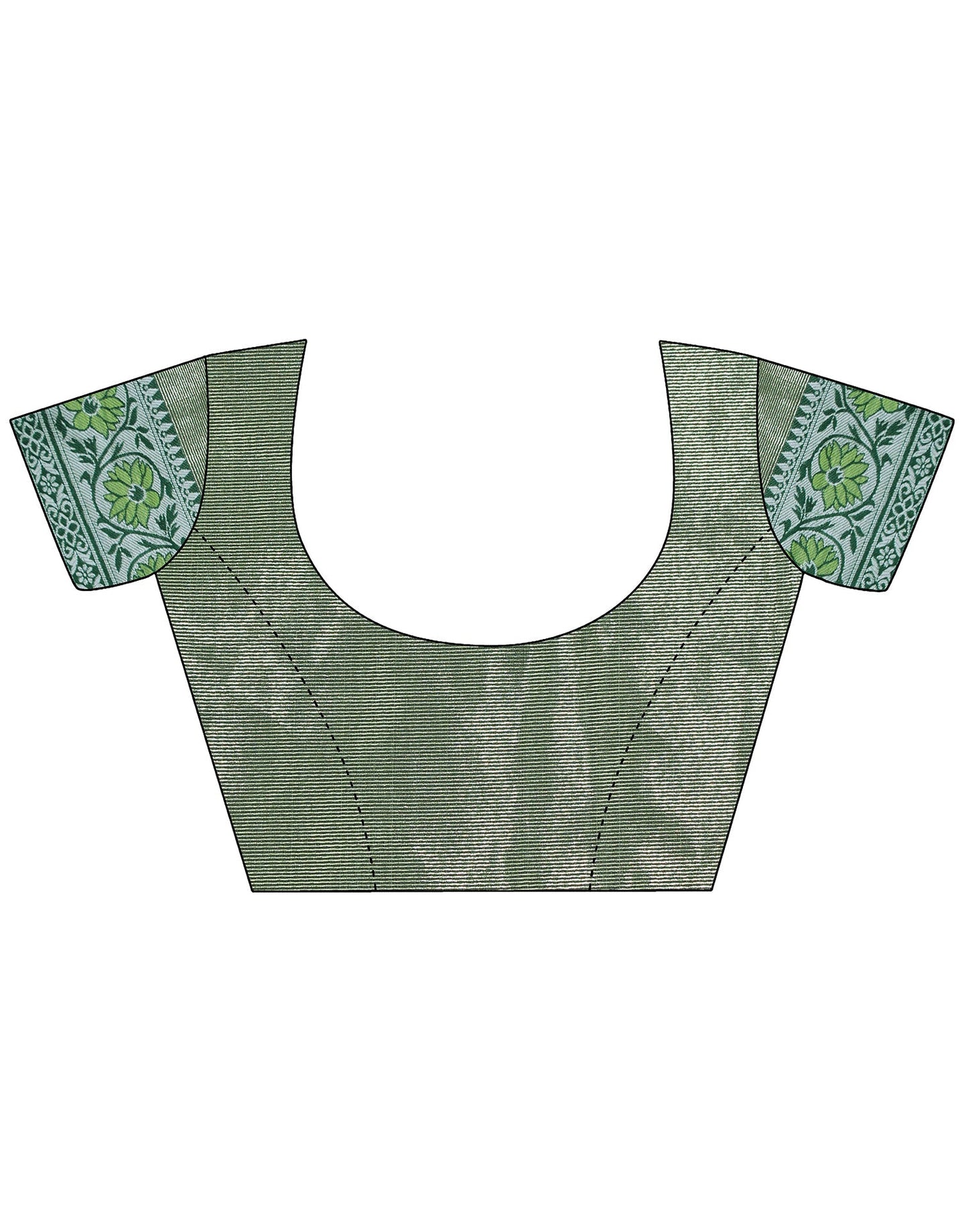 Light Green Cotton Saree | Leemboodi