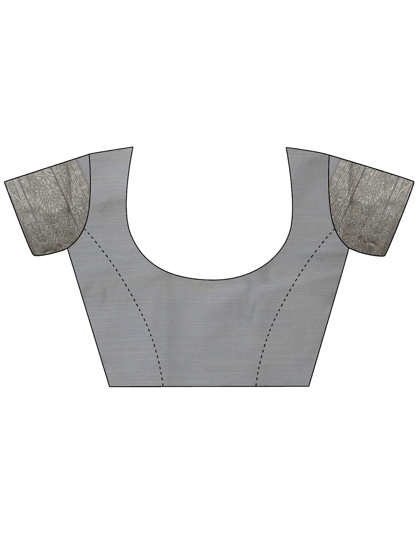 Grey Linen Saree | Leemboodi