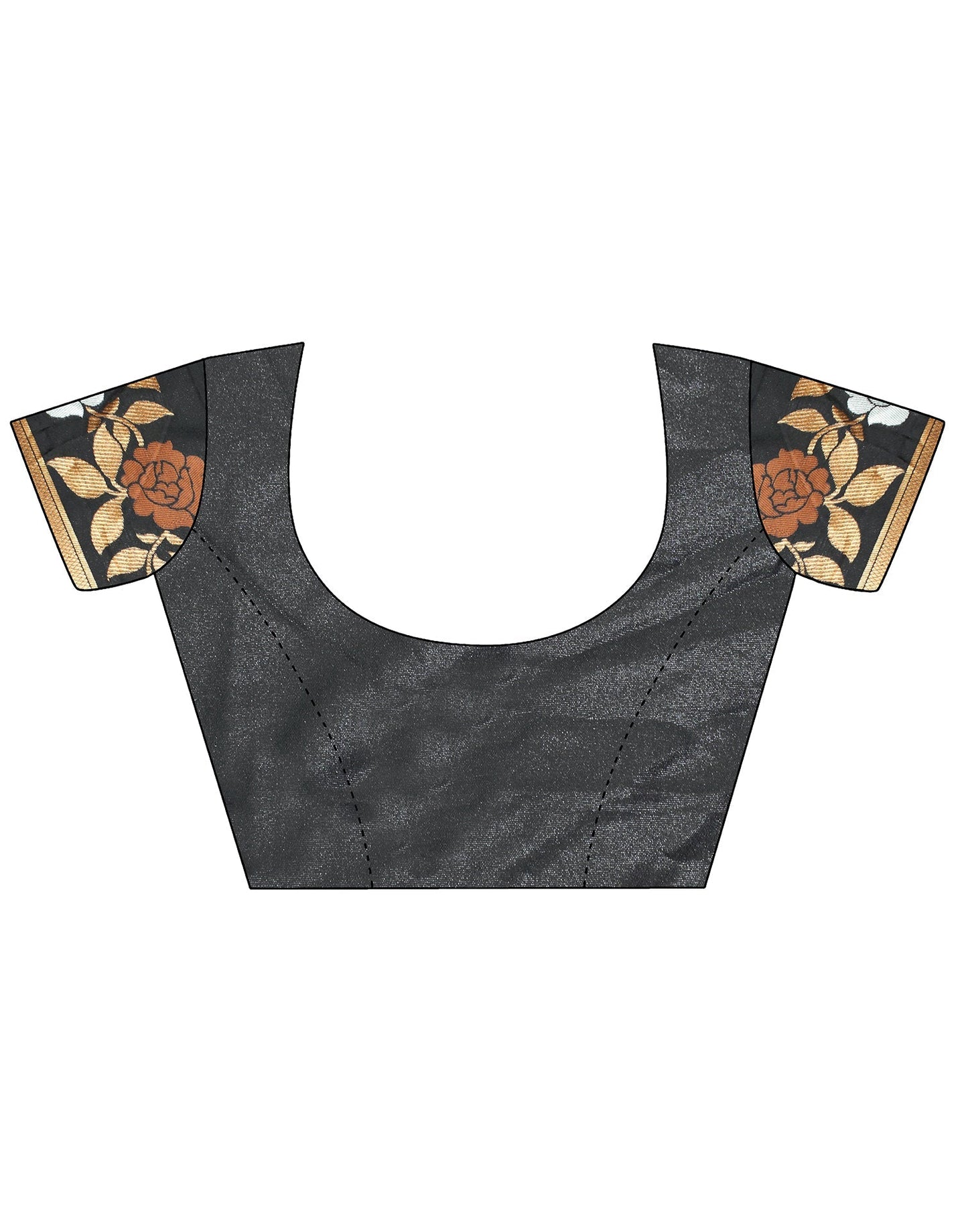 Black Self Weaving Saree | Sudathi