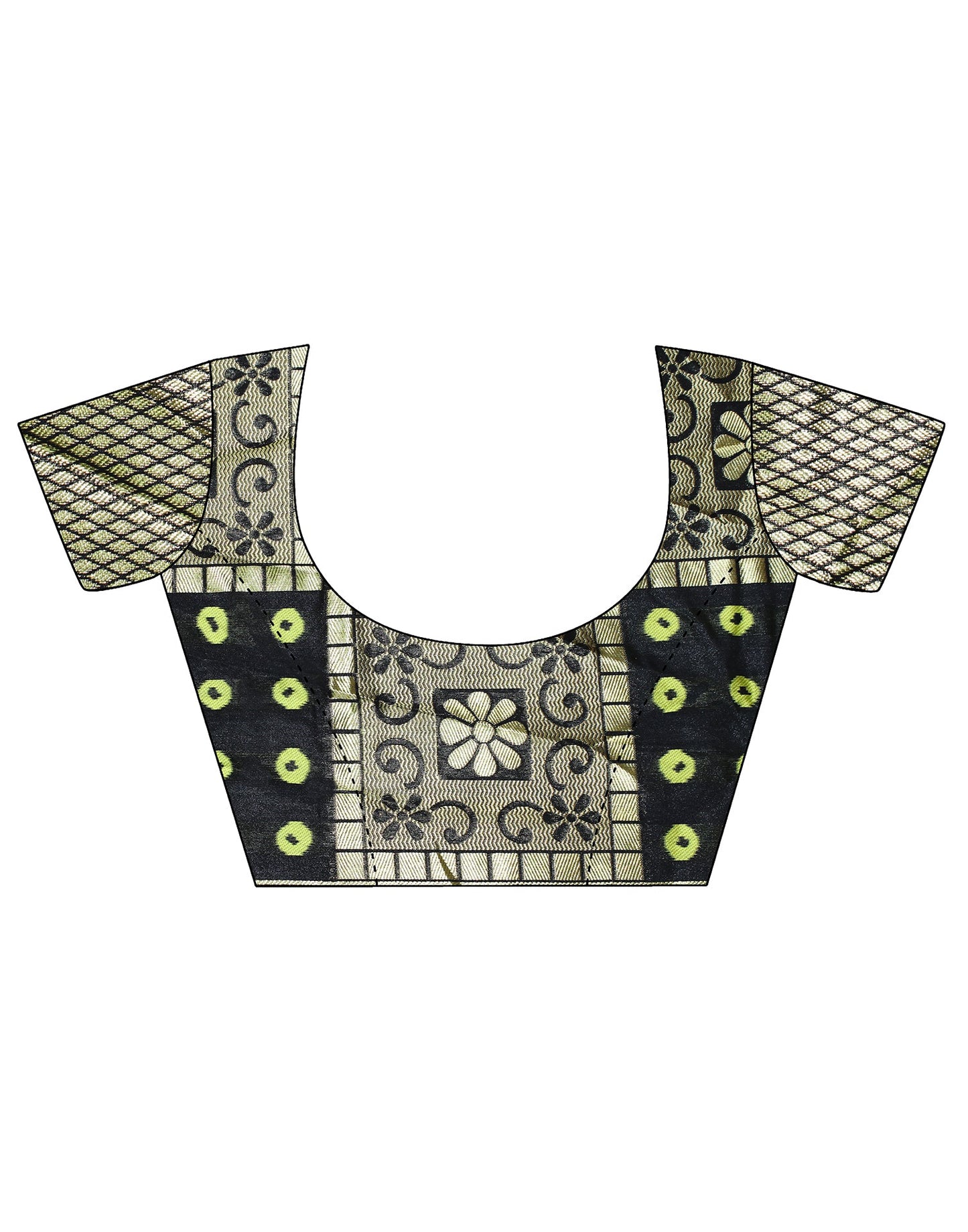 Black Silk Weaving Saree