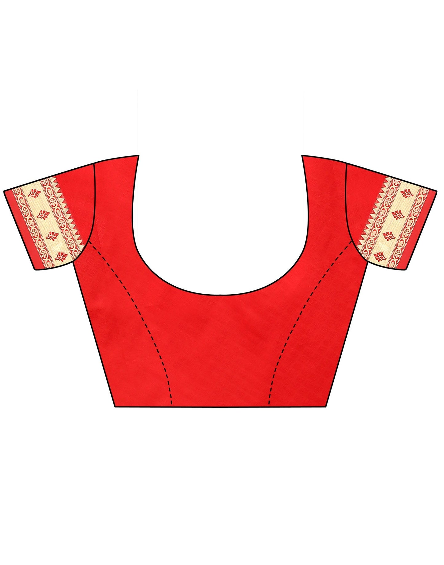 Red Paithani Silk Saree With Zari Weaving Work | Leemboodi