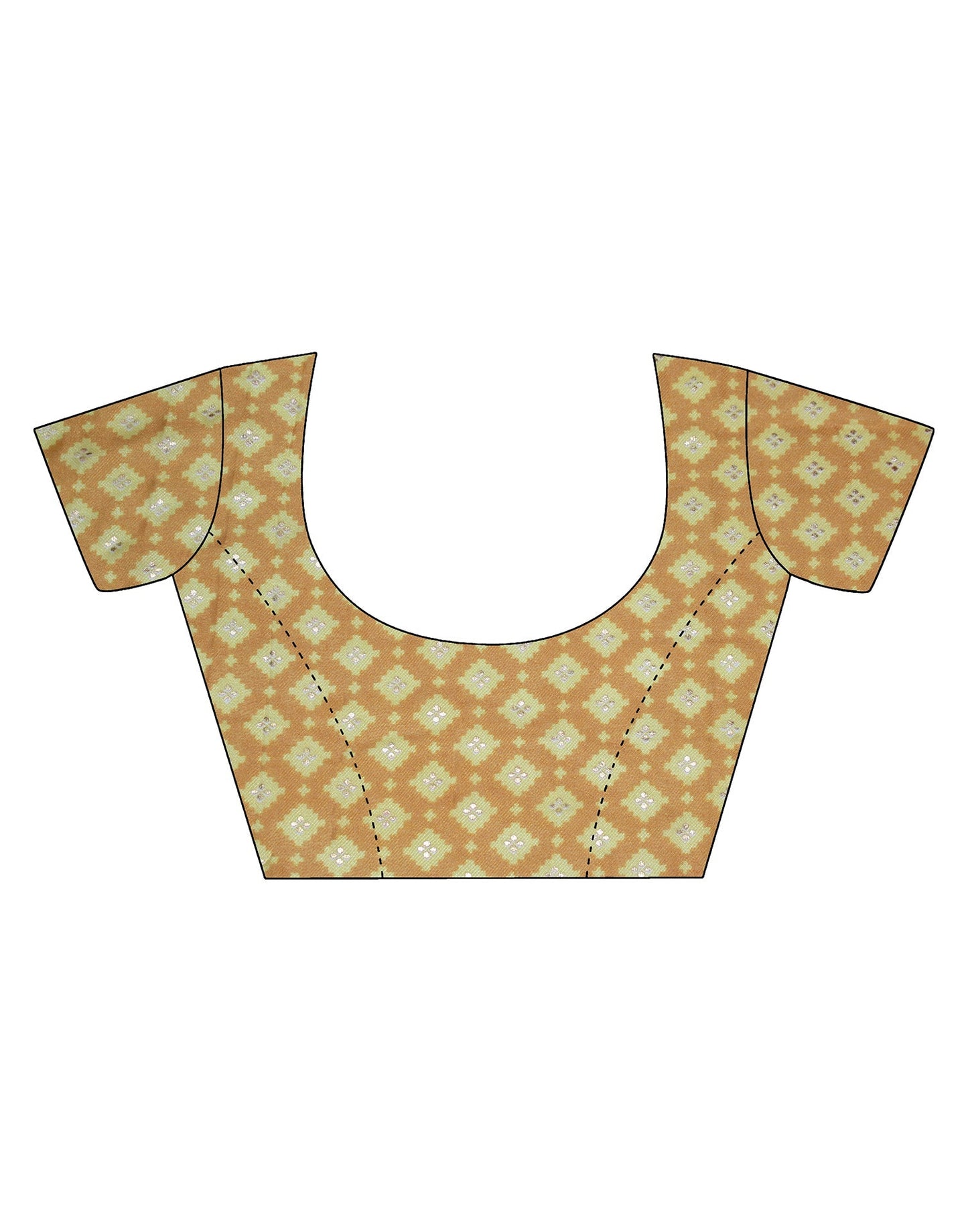 Mustard Yellow Georgette Bandhani Saree | Leemboodi