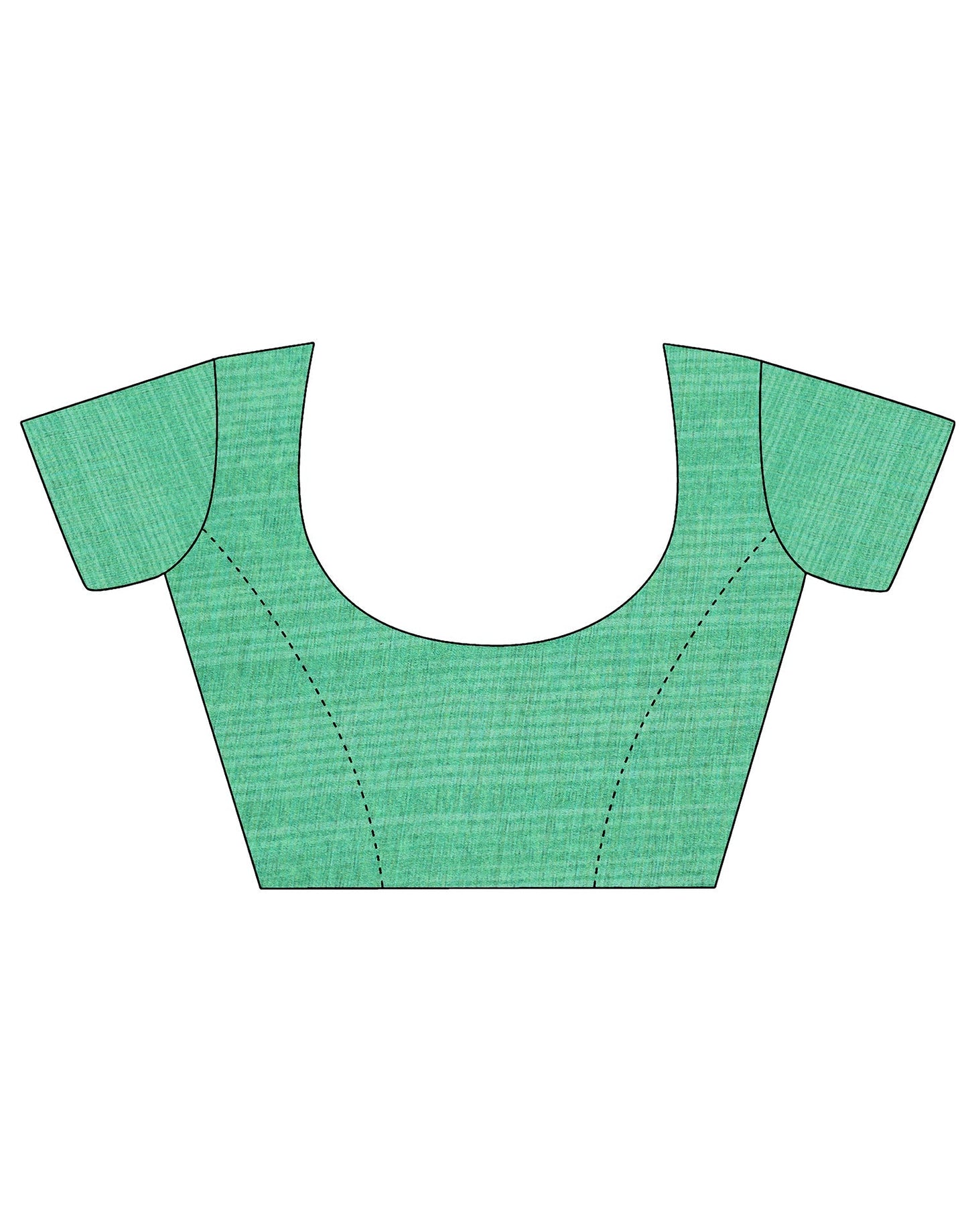 Turquoise Printed Chiffon Saree | Sudathi