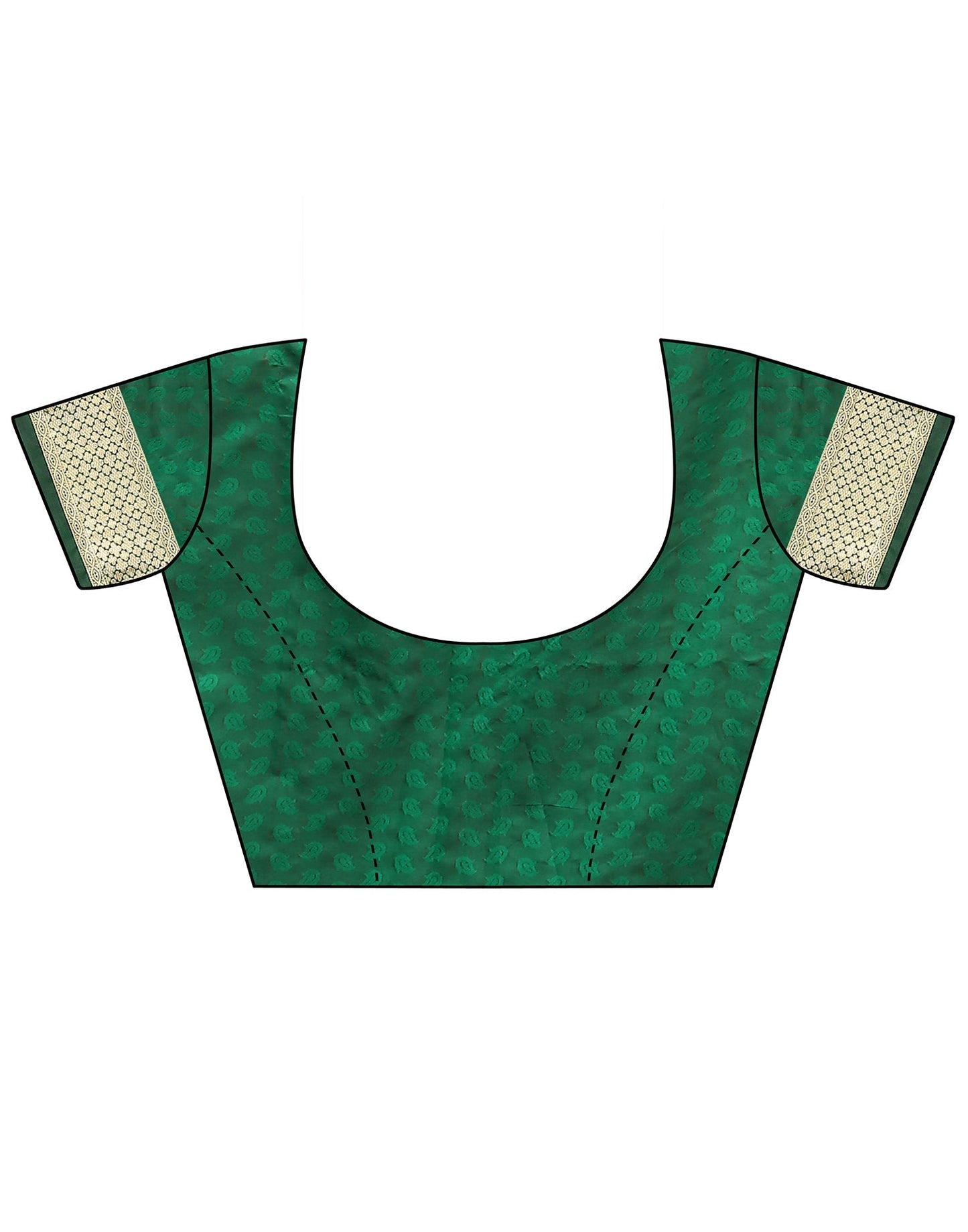 Green Banarasi Silk Saree | Leemboodi