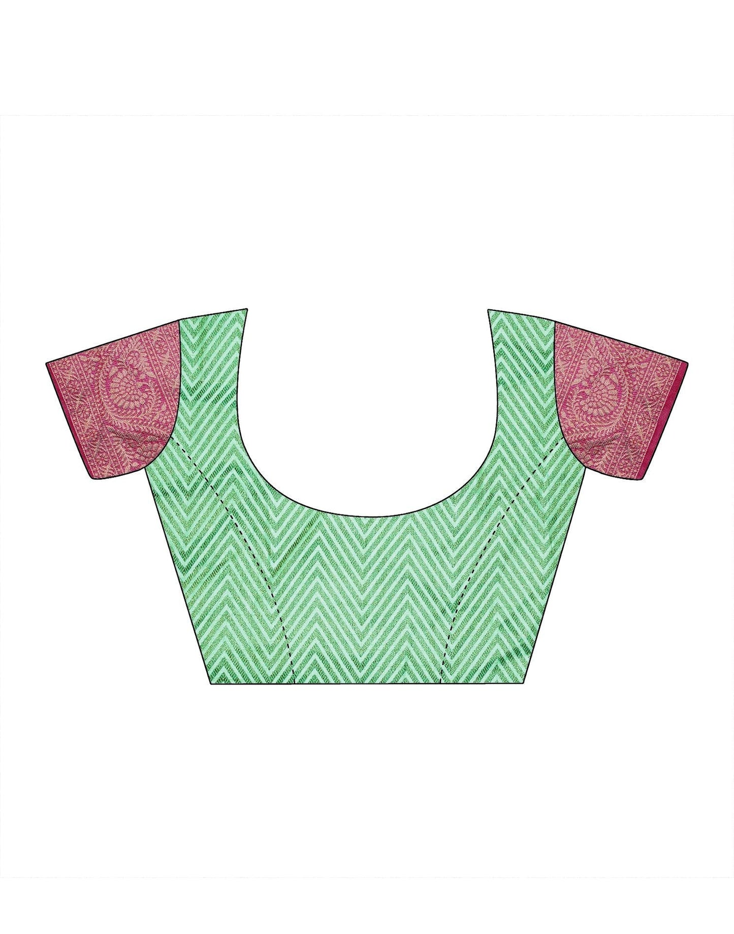 Green Banarasi Silk Saree | Leemboodi