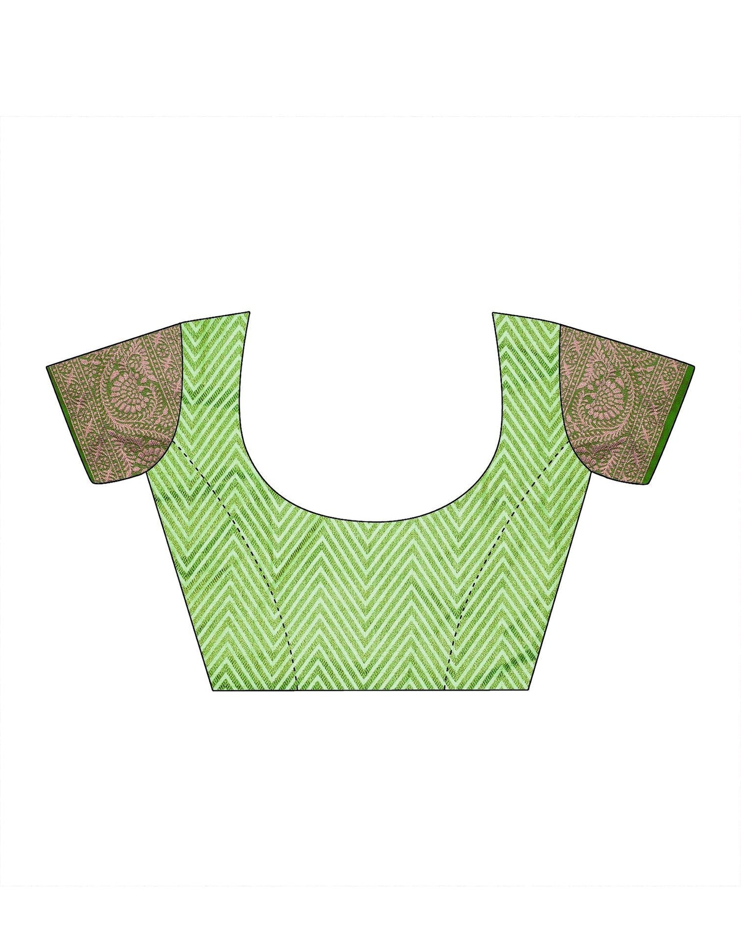 Green Banarasi Silk Saree | Leemboodi