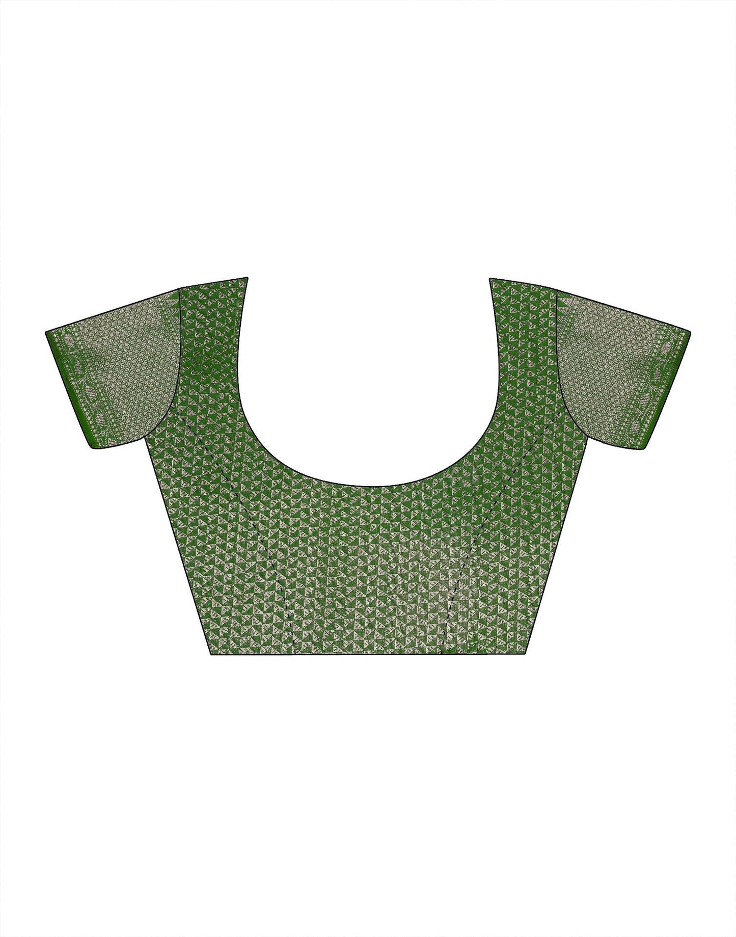 Green Banarasi Silk Saree | Leemboodi