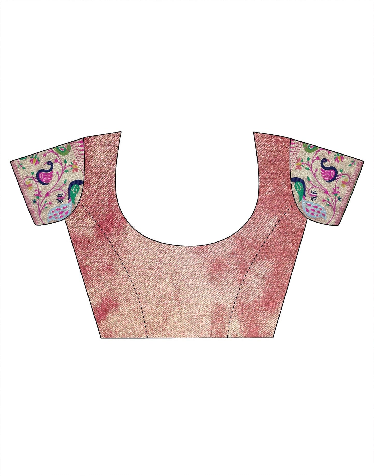 Dark Brown Banarasi Silk Saree | Leemboodi