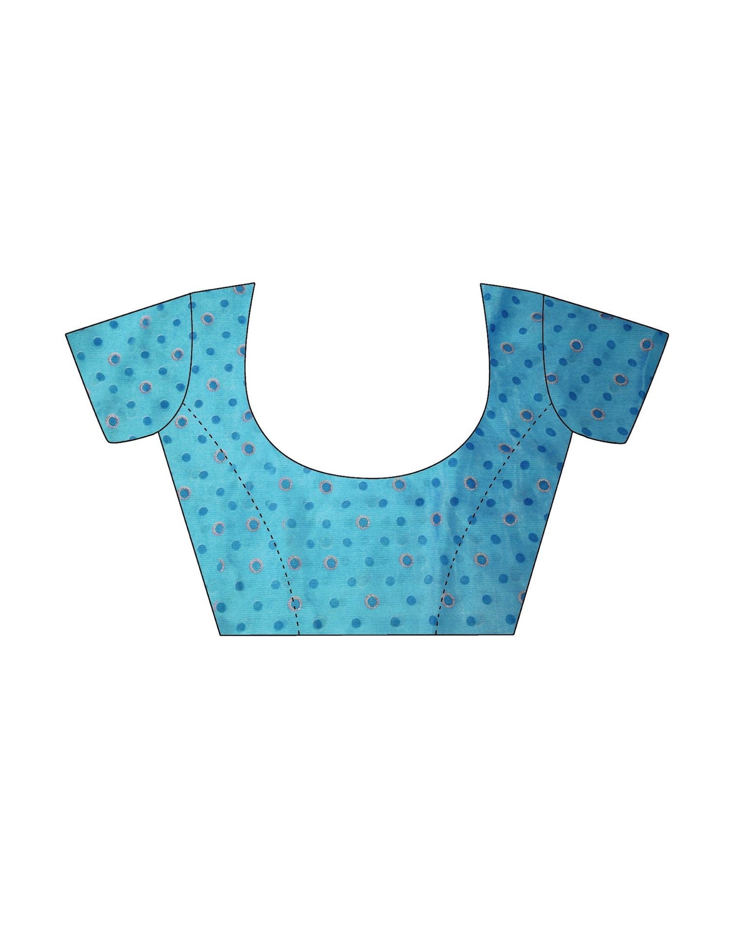 Light Pink Printed Pre-draped Saree | Sudathi