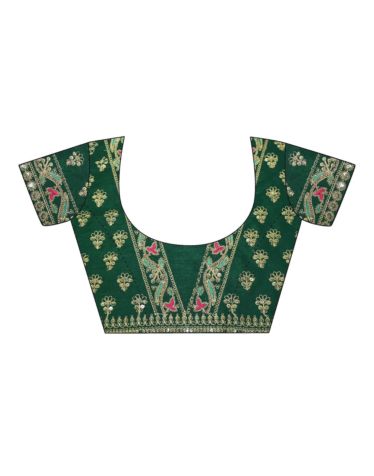 Pink Silk Embroidery Saree | Leemboodi