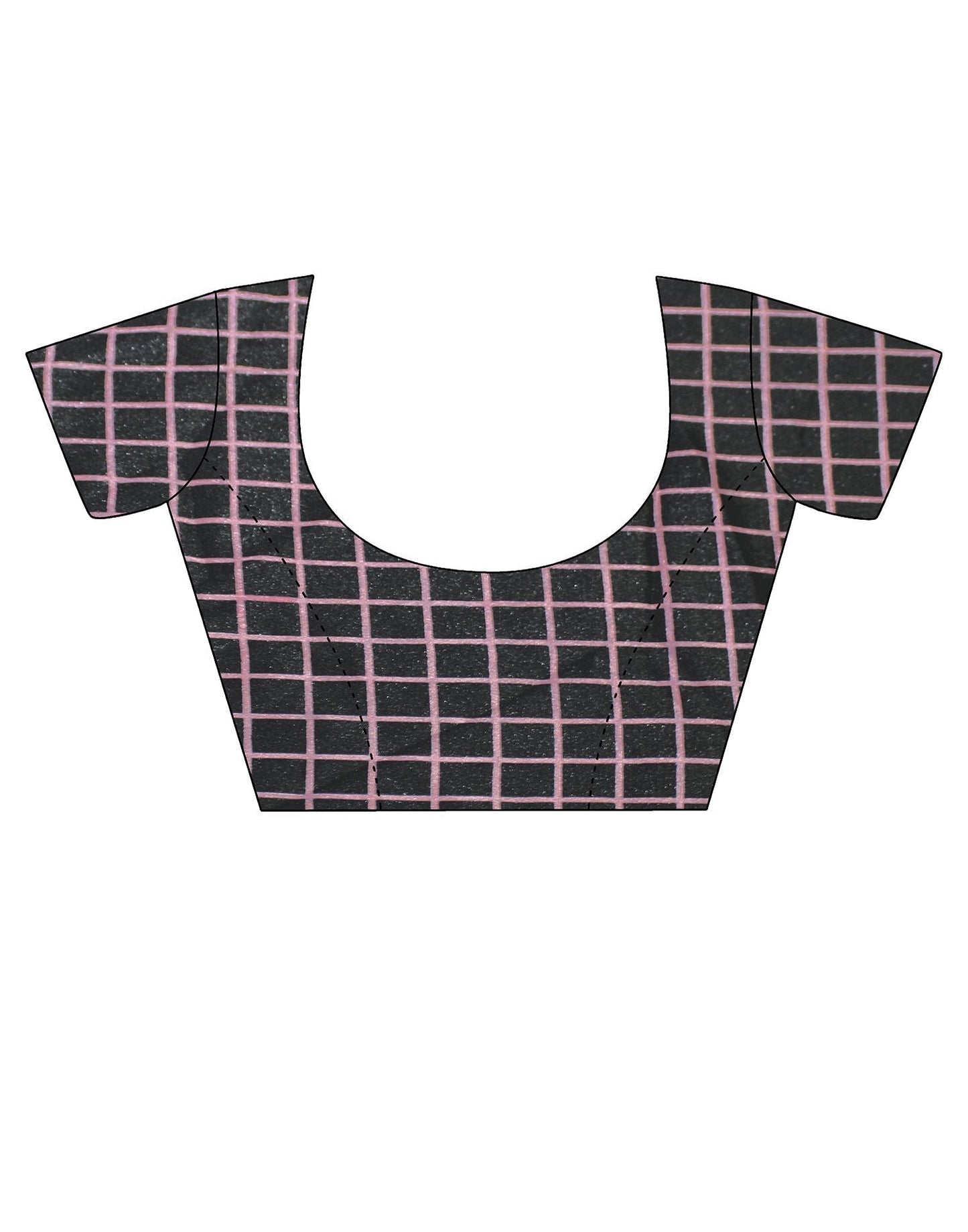 Grey Silk Printed Saree | Sudathi