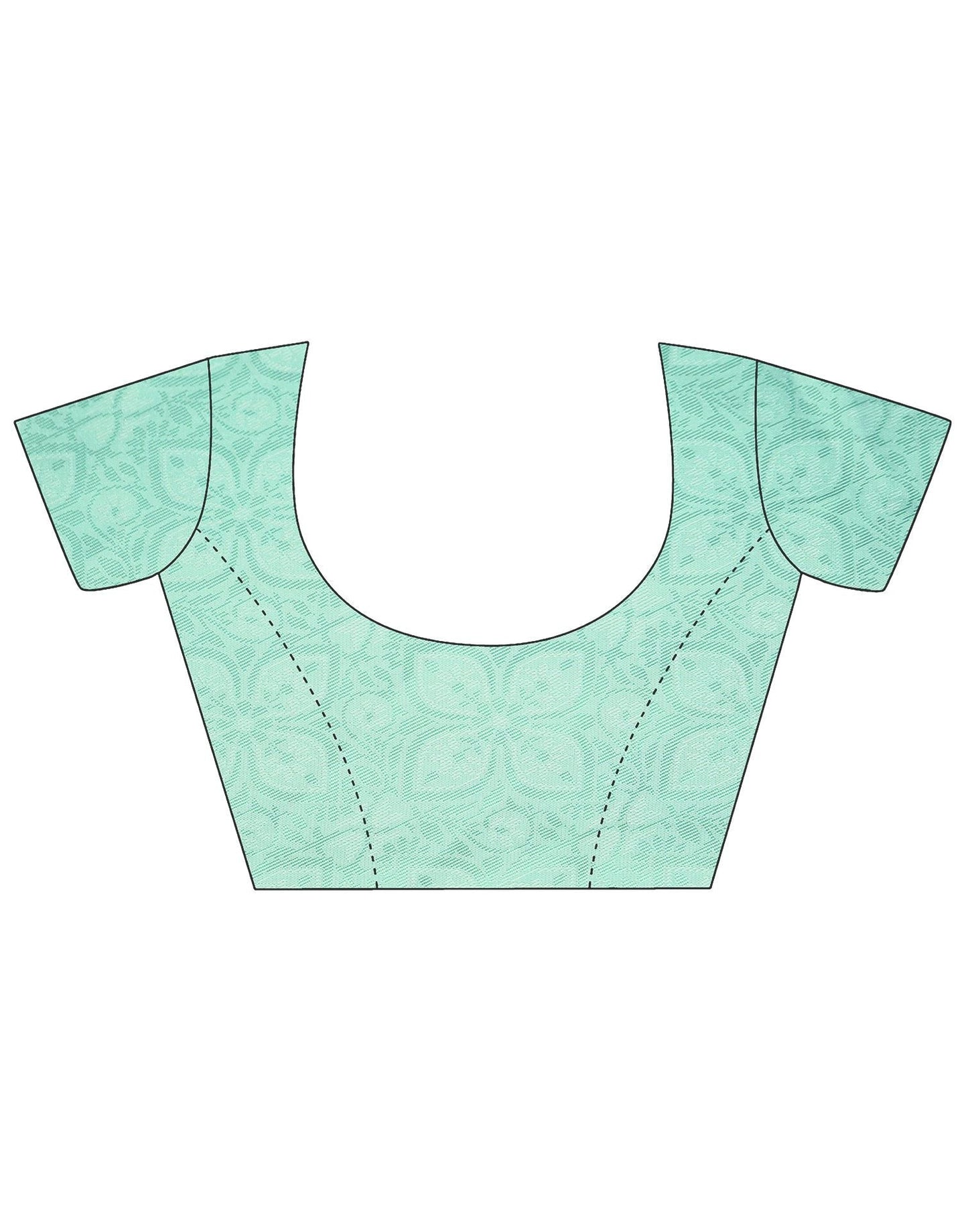 Turquoise Kanjivaram Silk Saree | Leemboodi