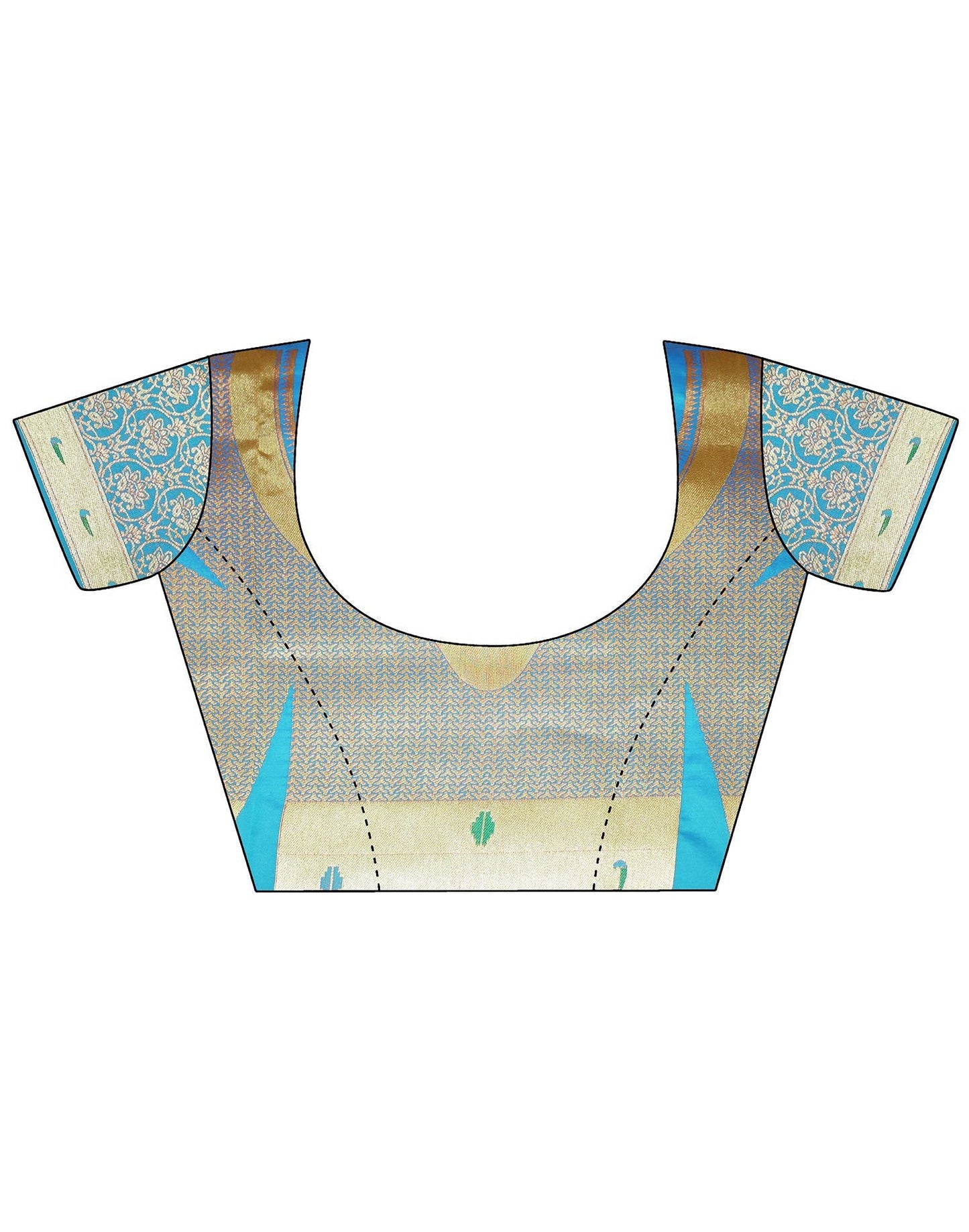 Blue Paithani Silk Saree | Leemboodi