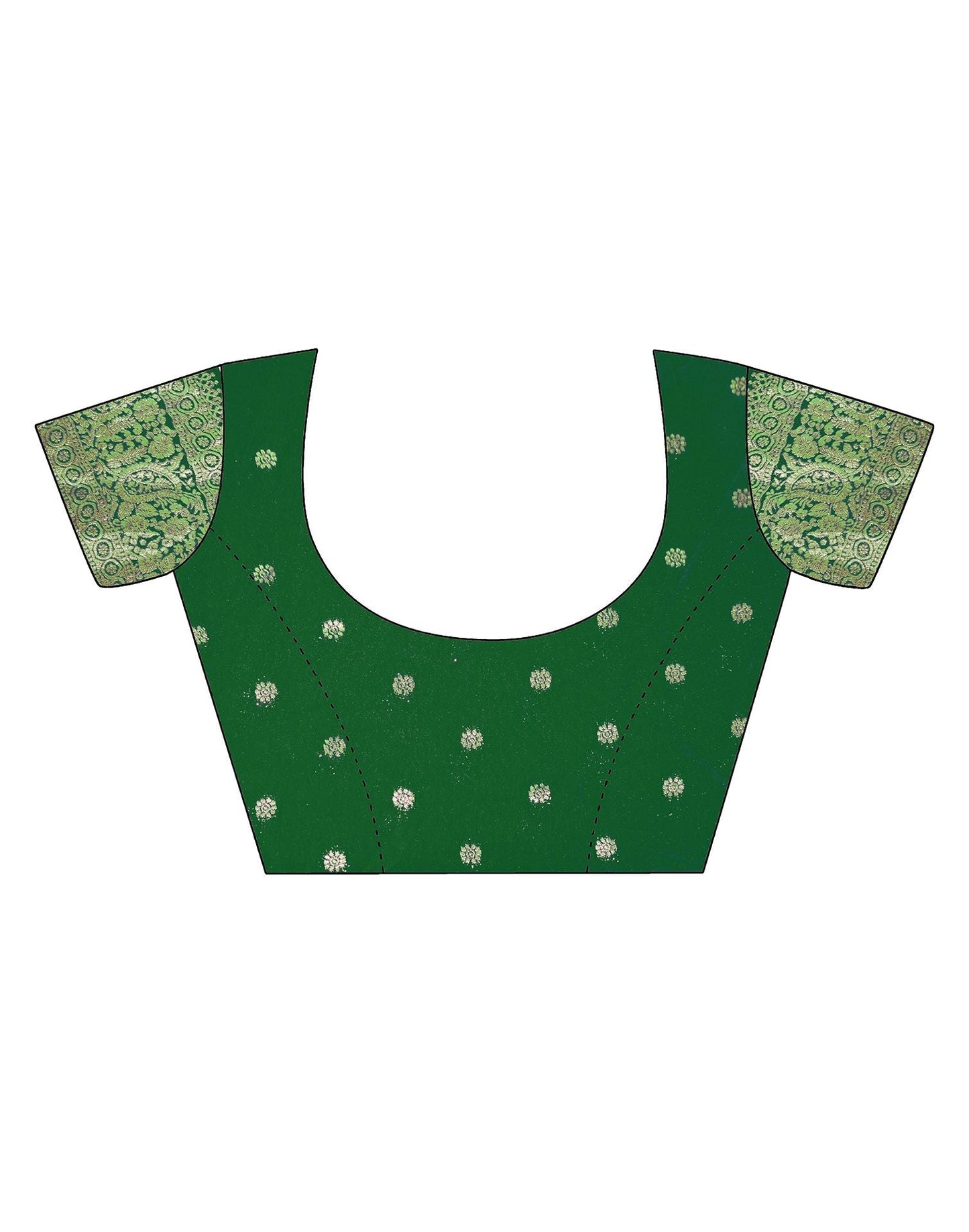 Green Banarasi Saree | Leemboodi