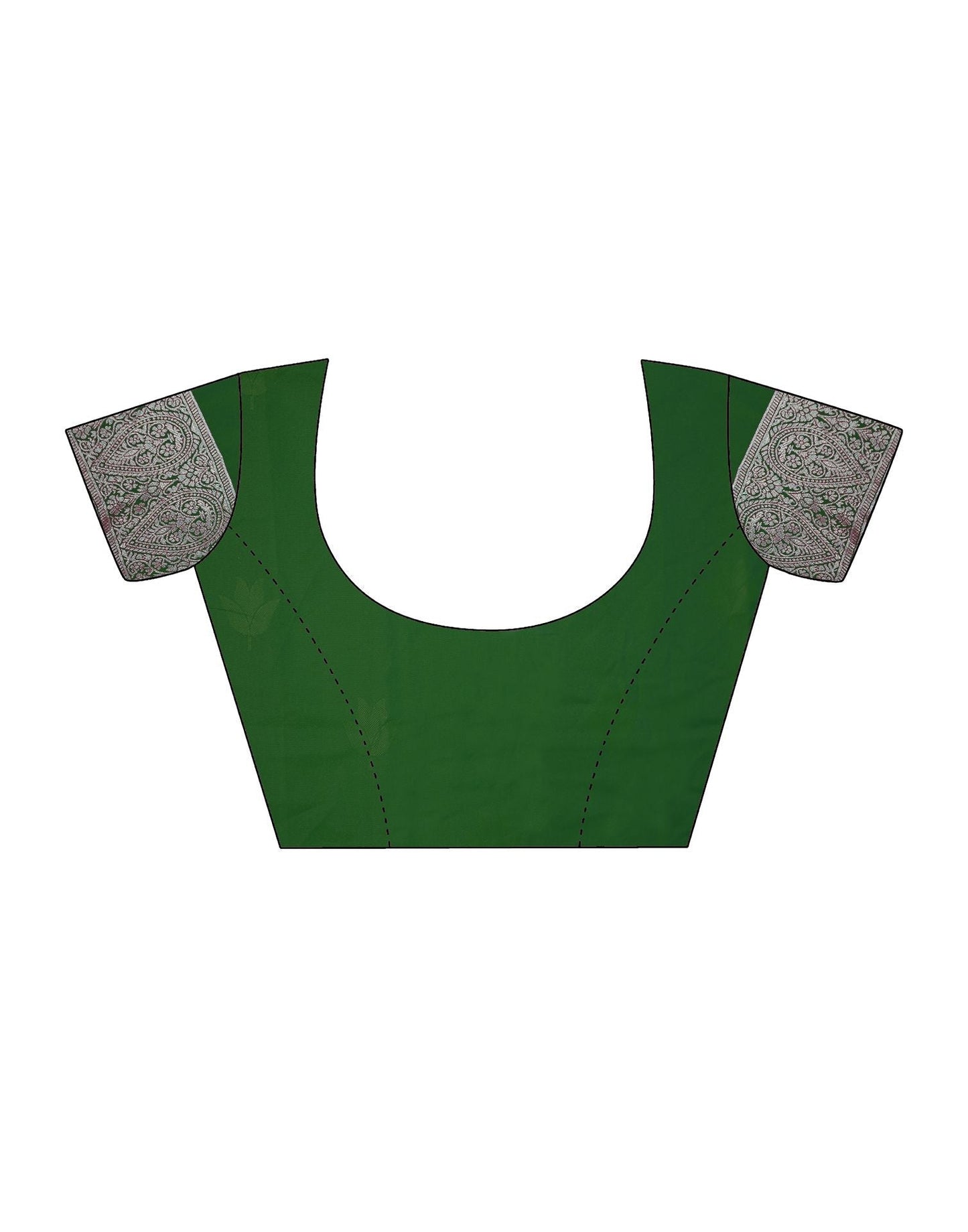 Green Silk Banarasi Saree | Leemboodi