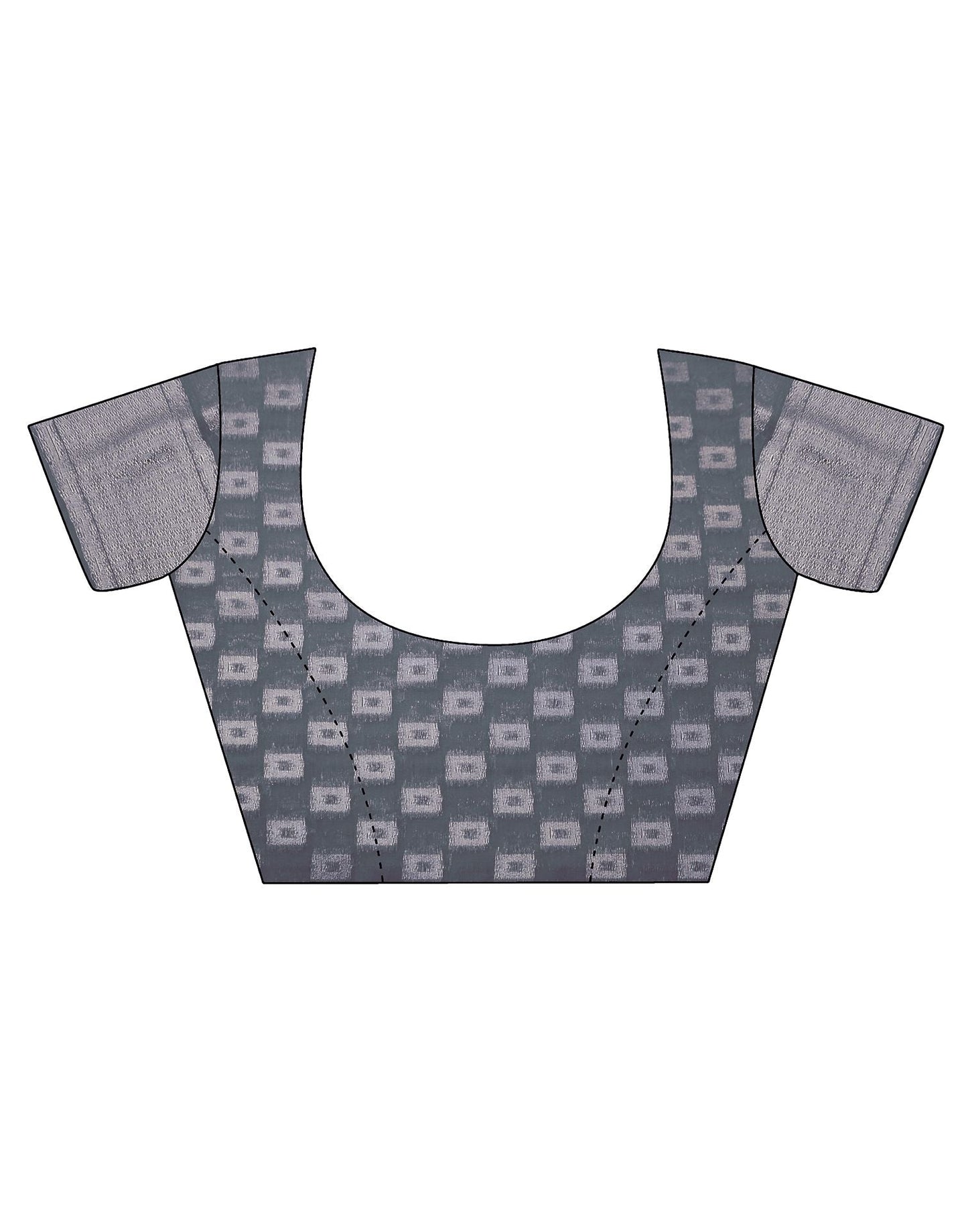 Grey Cotton Saree | Leemboodi