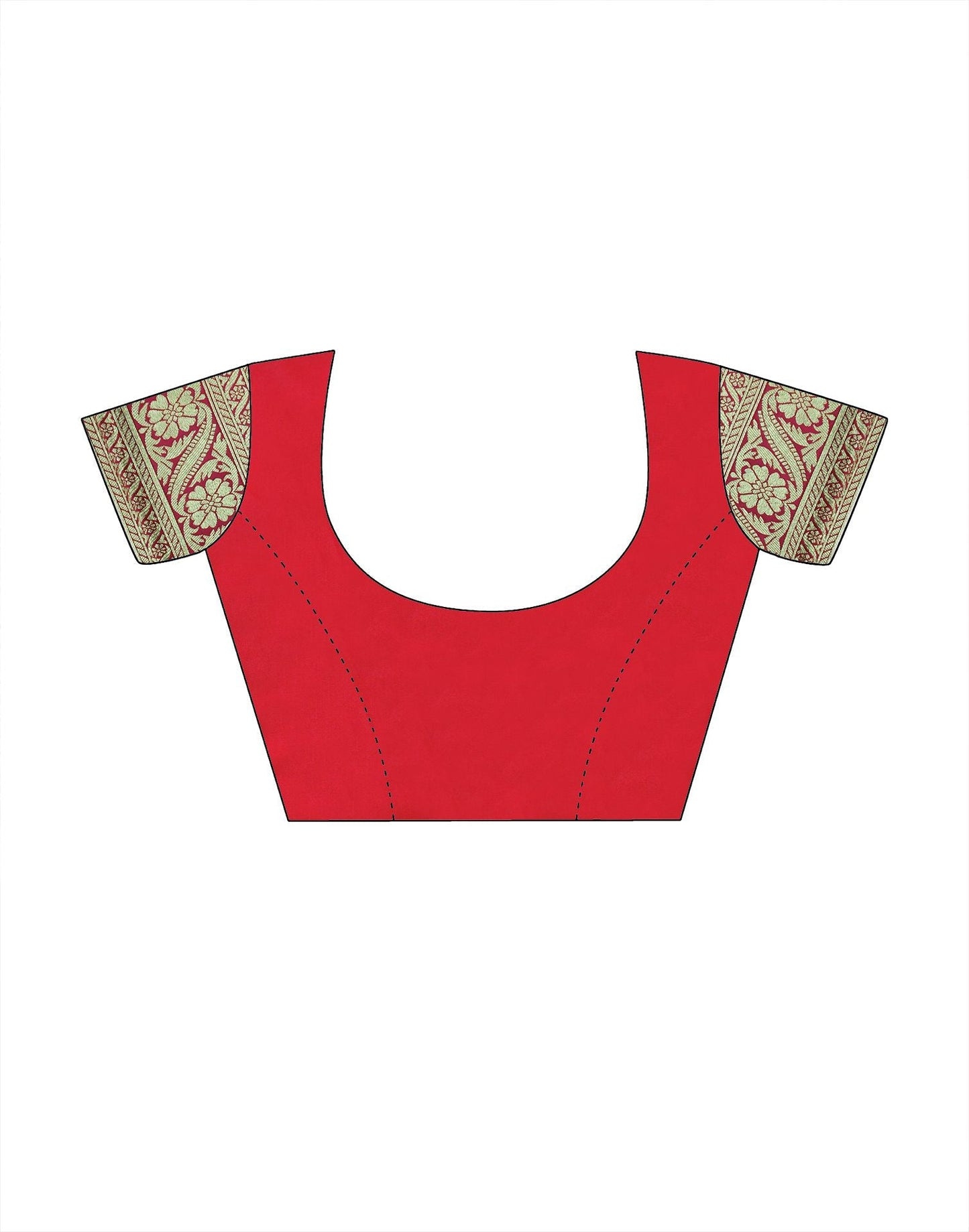 Red Silk Banarasi Saree | Leemboodi