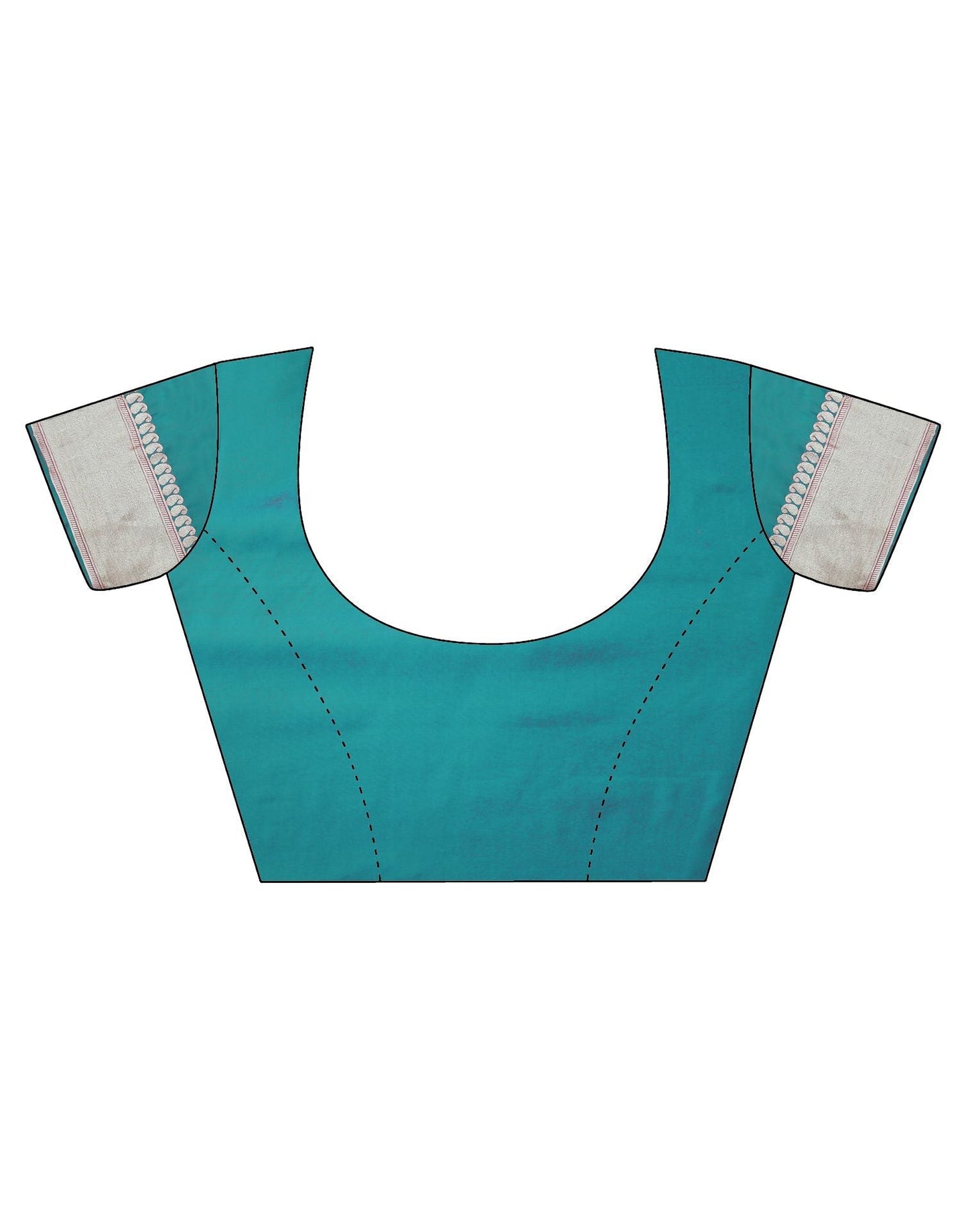 Rama Green Silk Banarasi Saree | Leemboodi