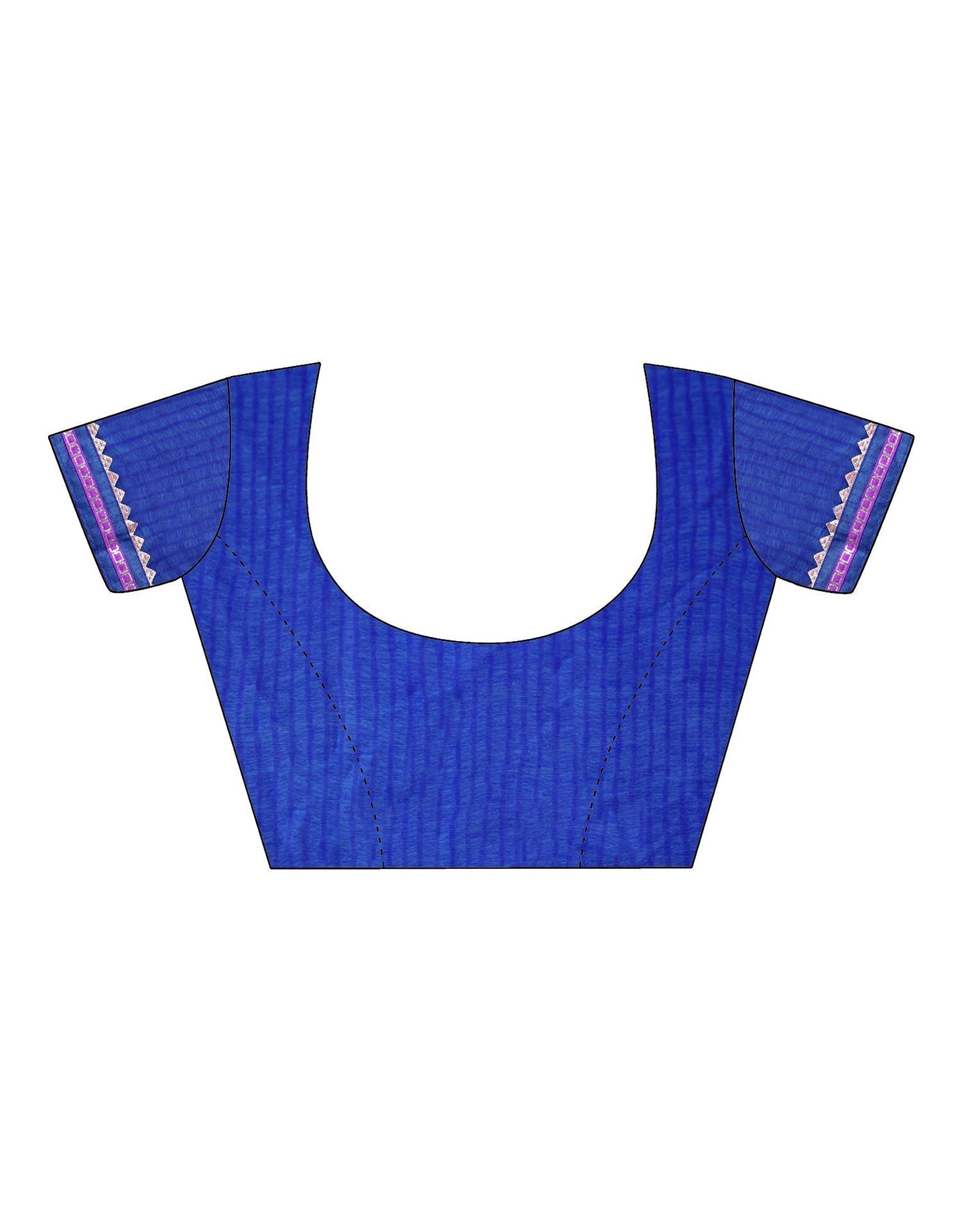 Blue Chiffon Printed Saree | Leemboodi