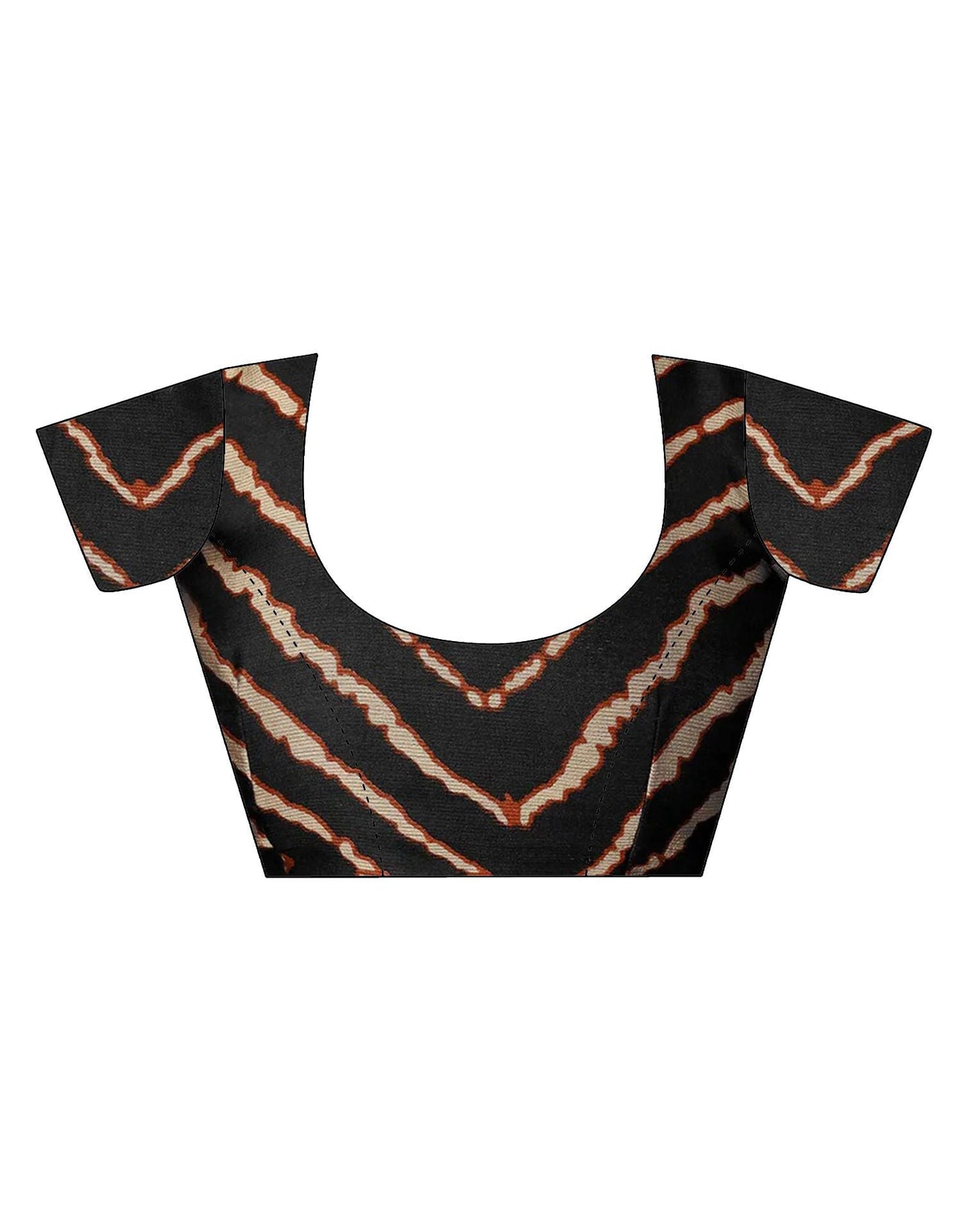 Black Chiffon Printed Saree | Sudathi