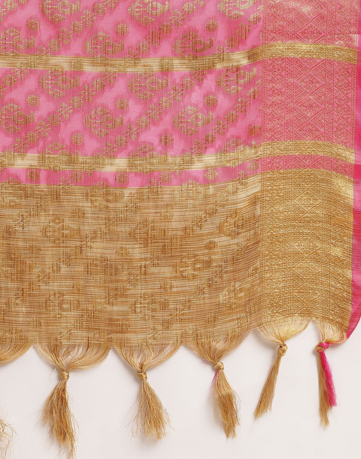 Rose Pink Silk Saree | Sudathi