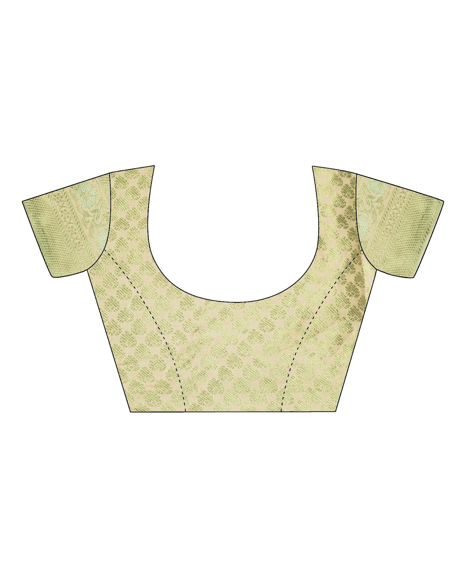 Cream Banarasi Saree | Leemboodi