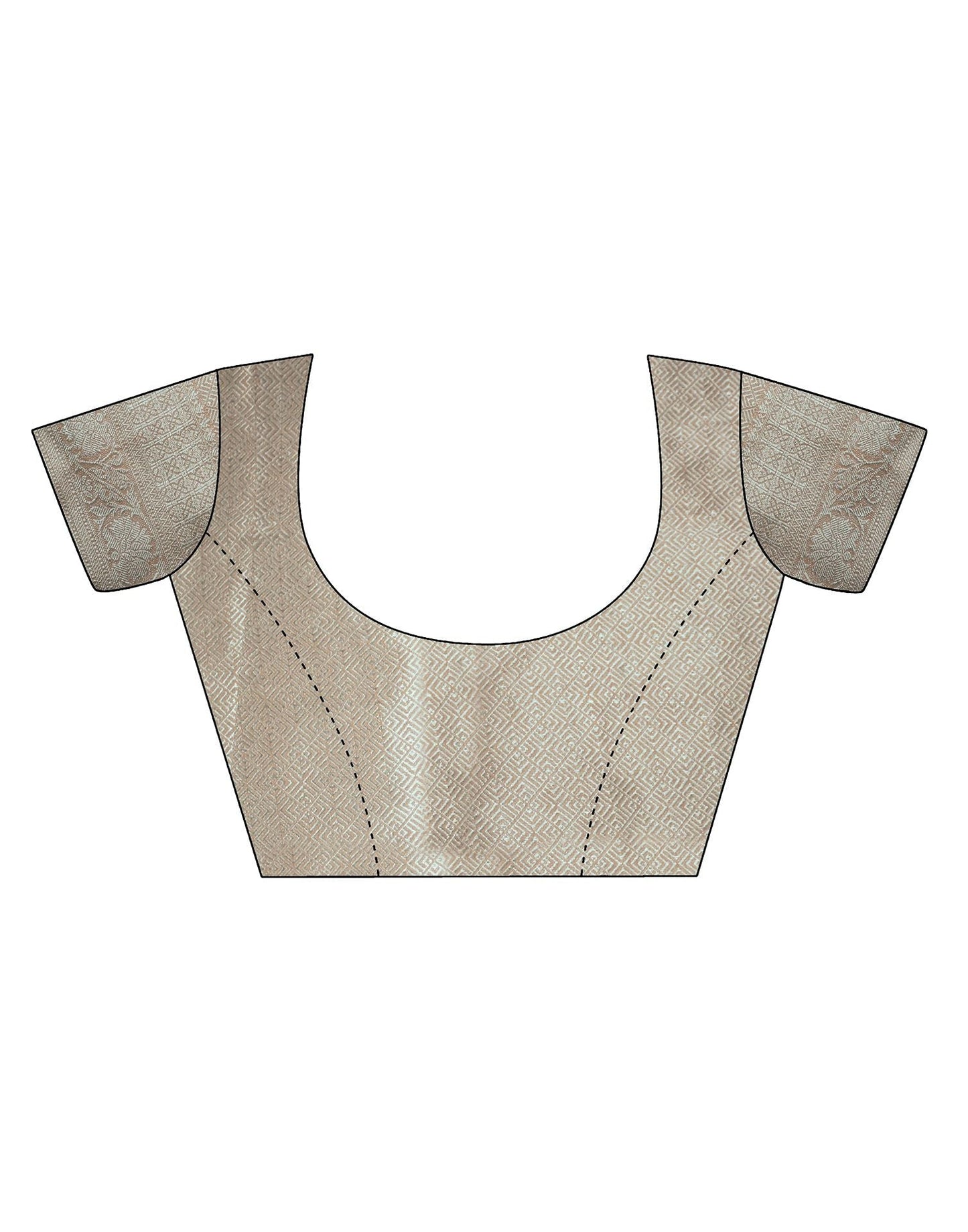 Beige Jacquard Saree | Leemboodi