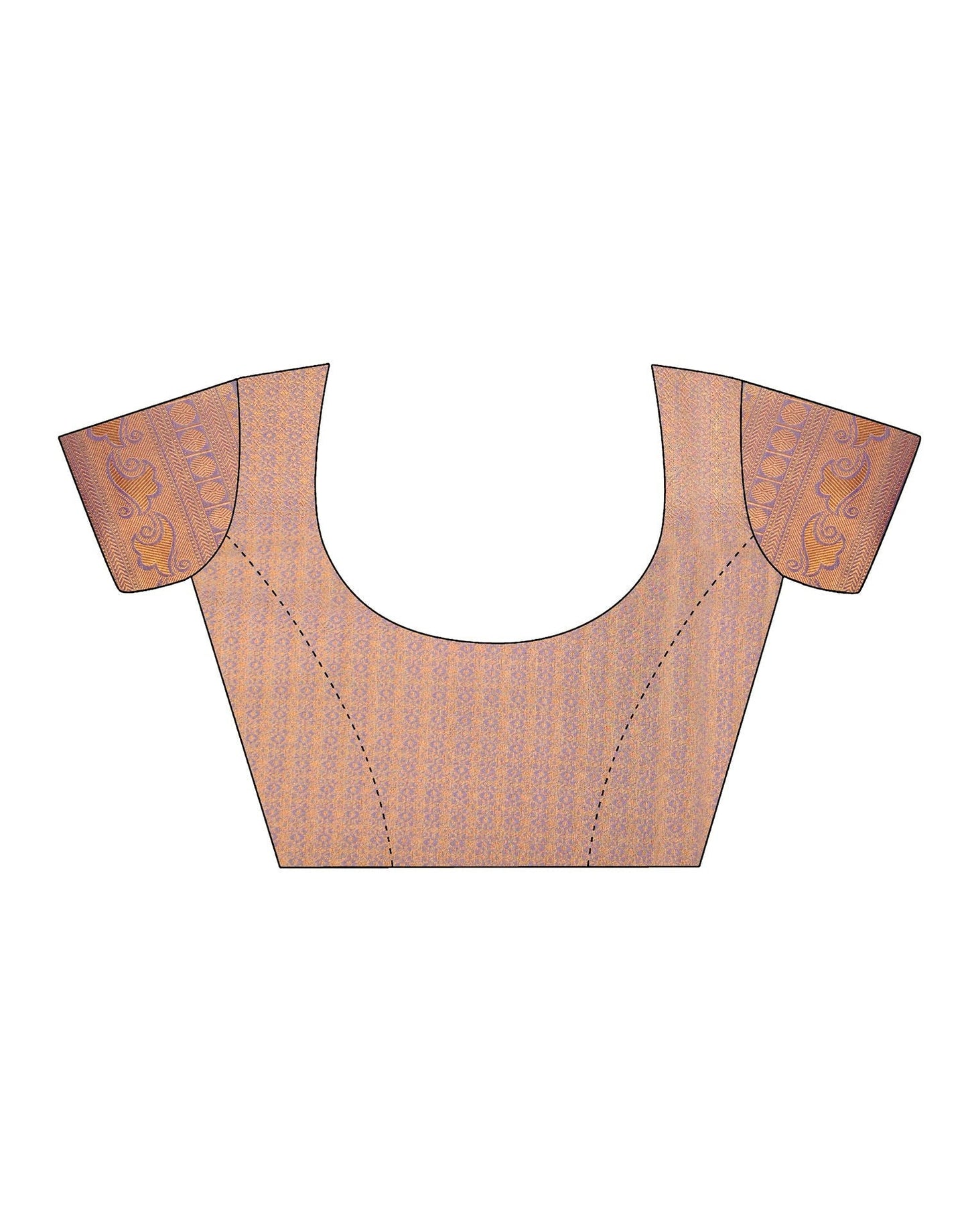 Beige Kanjivaram Silk Saree | Leemboodi