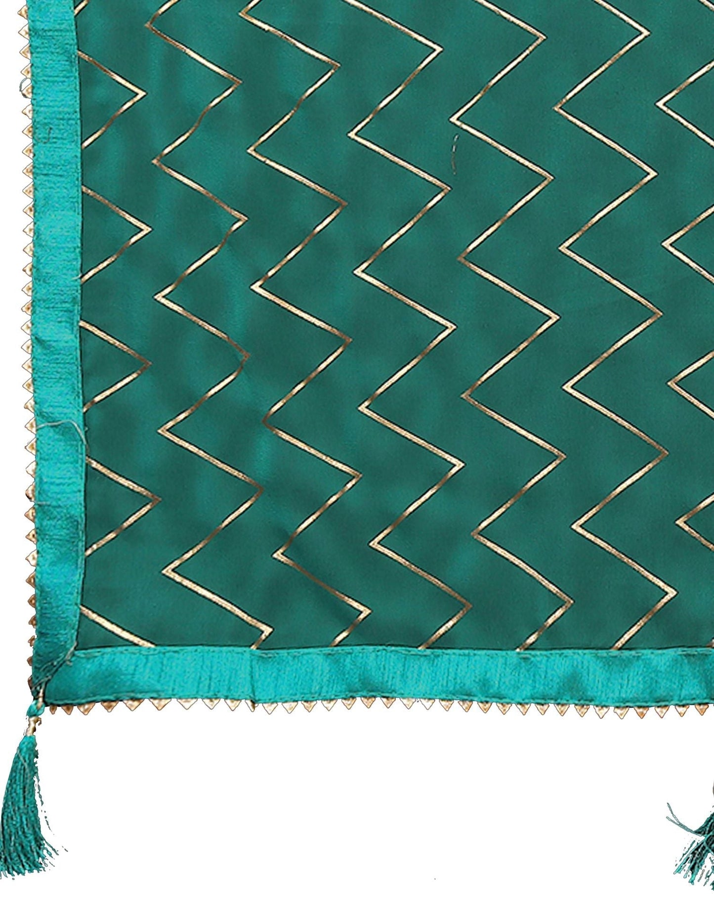 Green Printed Saree | Sudathi