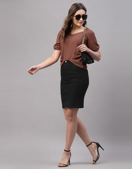 Blush Puff Sleeve Top | Sudathi
