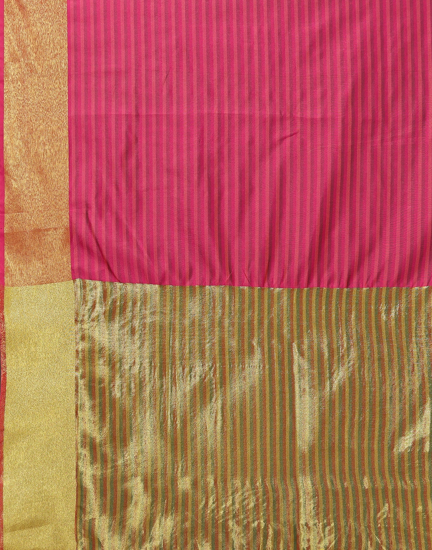 Pink Silk Self Woven Saree