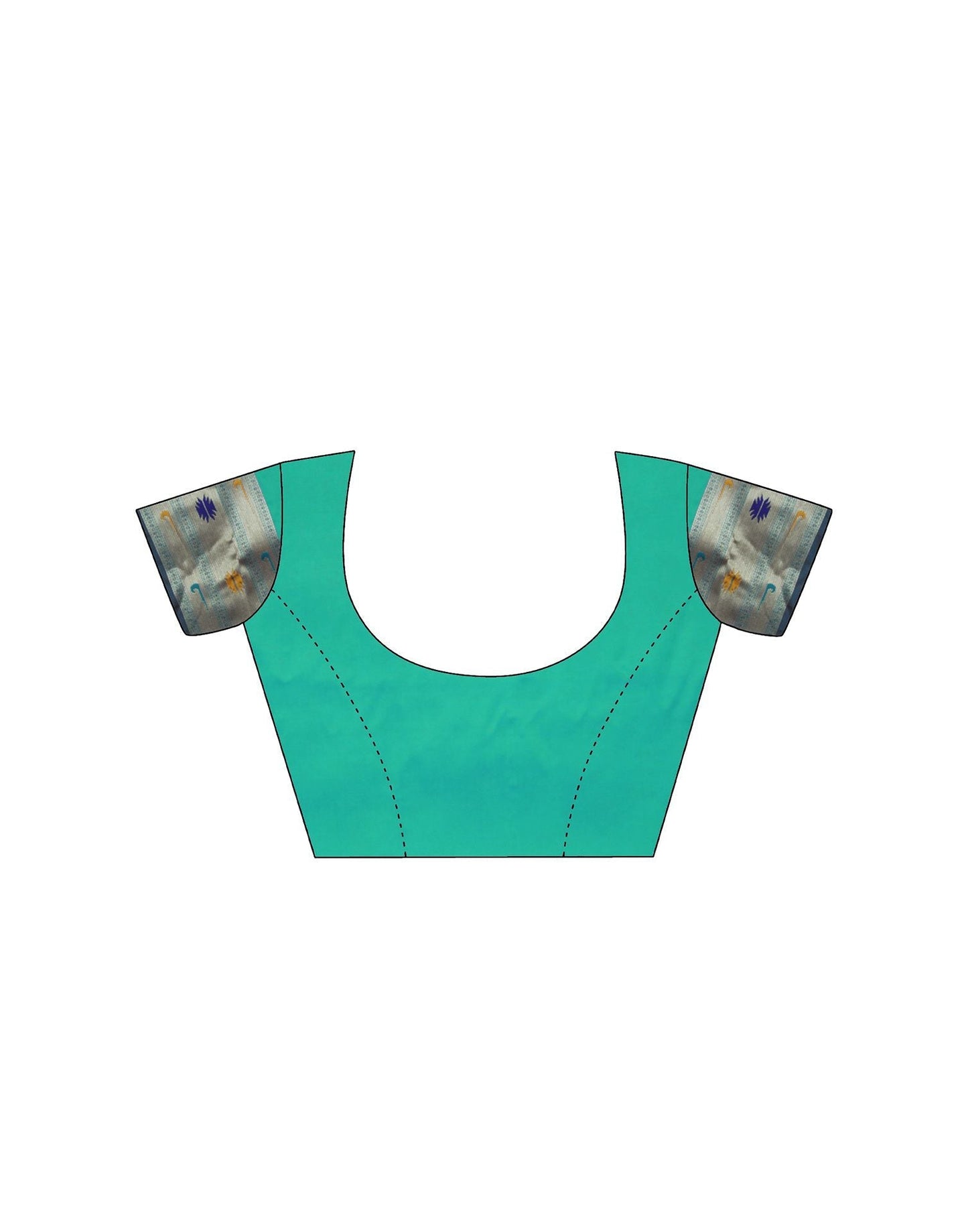 Teal Green Silk Weaving Paithani Saree | Leemboodi