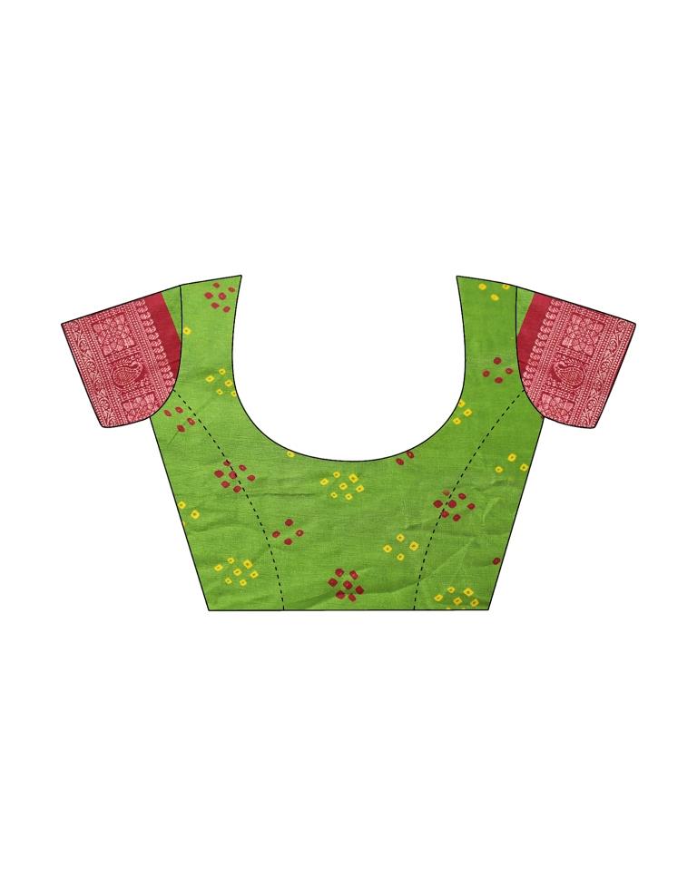 Maroon Patola Silk Printed Saree | Leemboodi